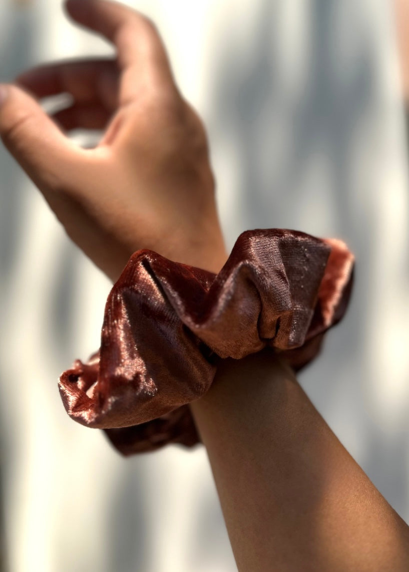 Autumn Velvet Scrunchie