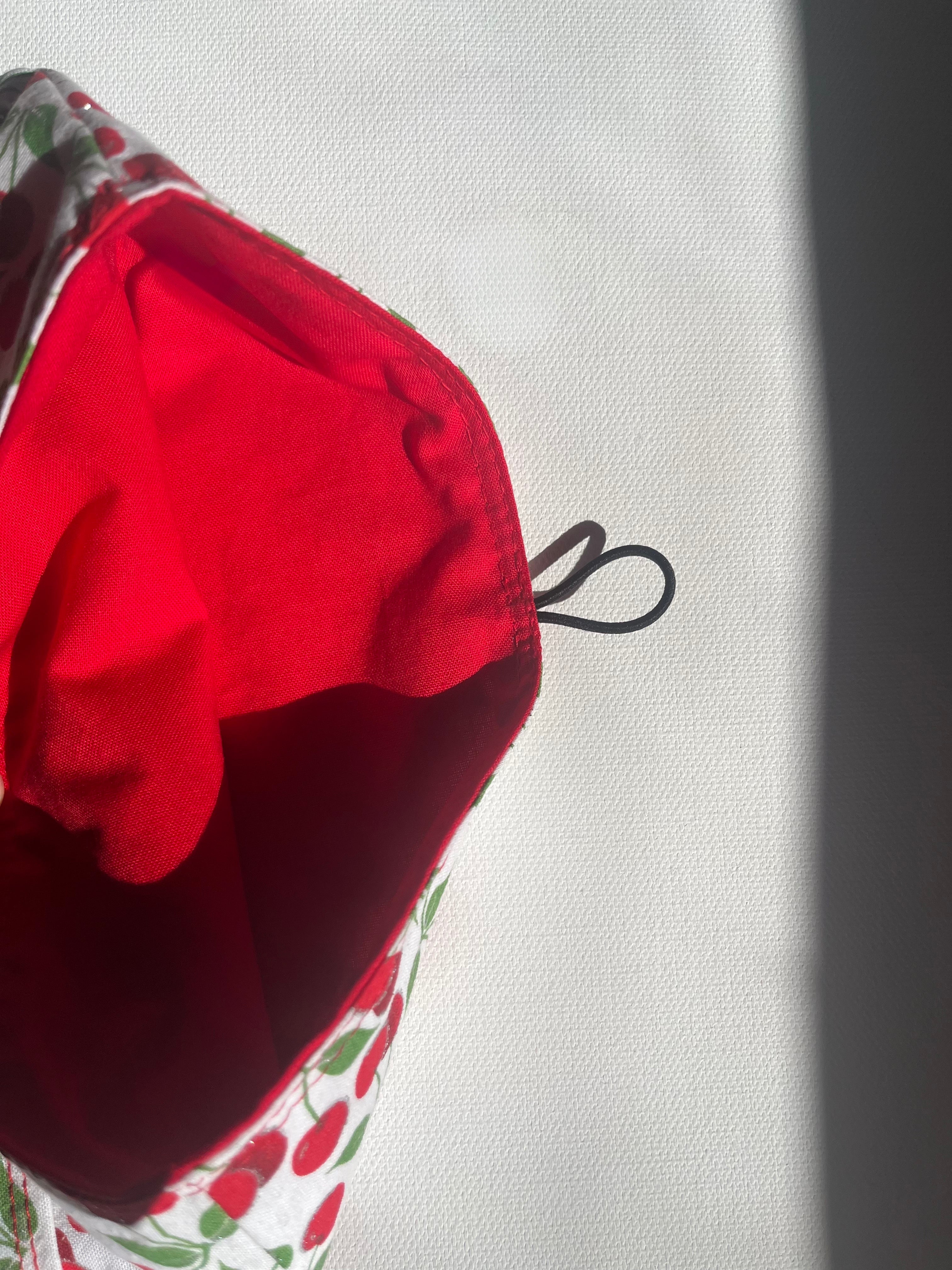 White Cherry w Front Pocket Book Sleeve