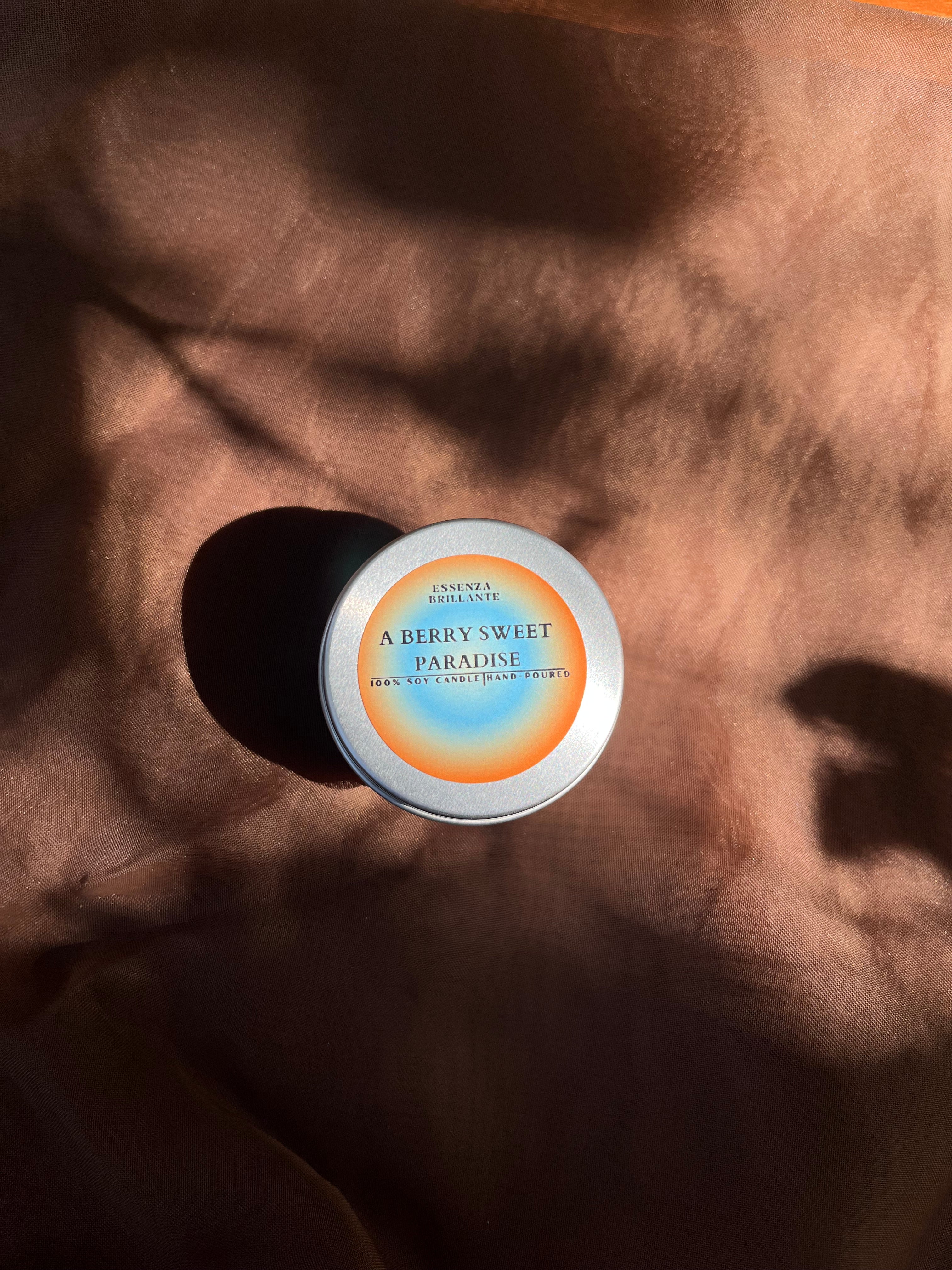 A Berry Sweet Paradise Soy Wax Candle