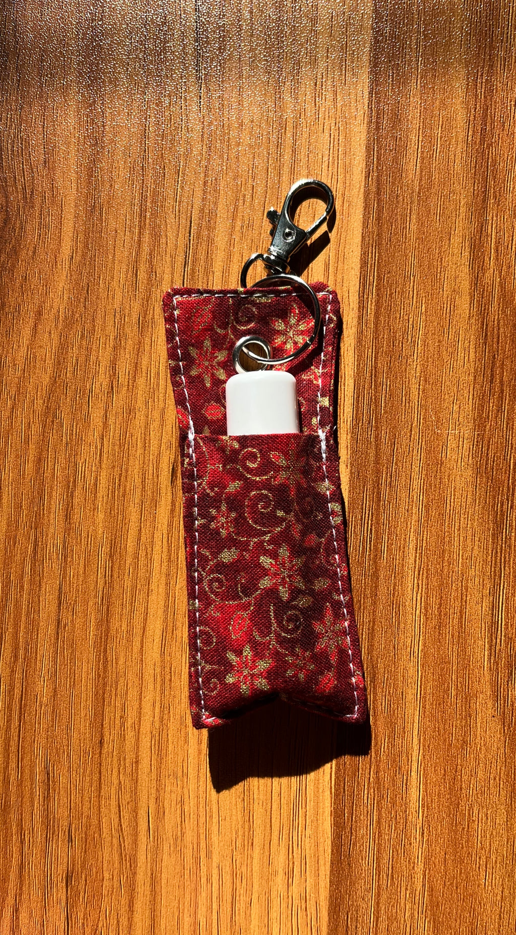 Flower Vine Print Chapstick/Lipstick Carrier