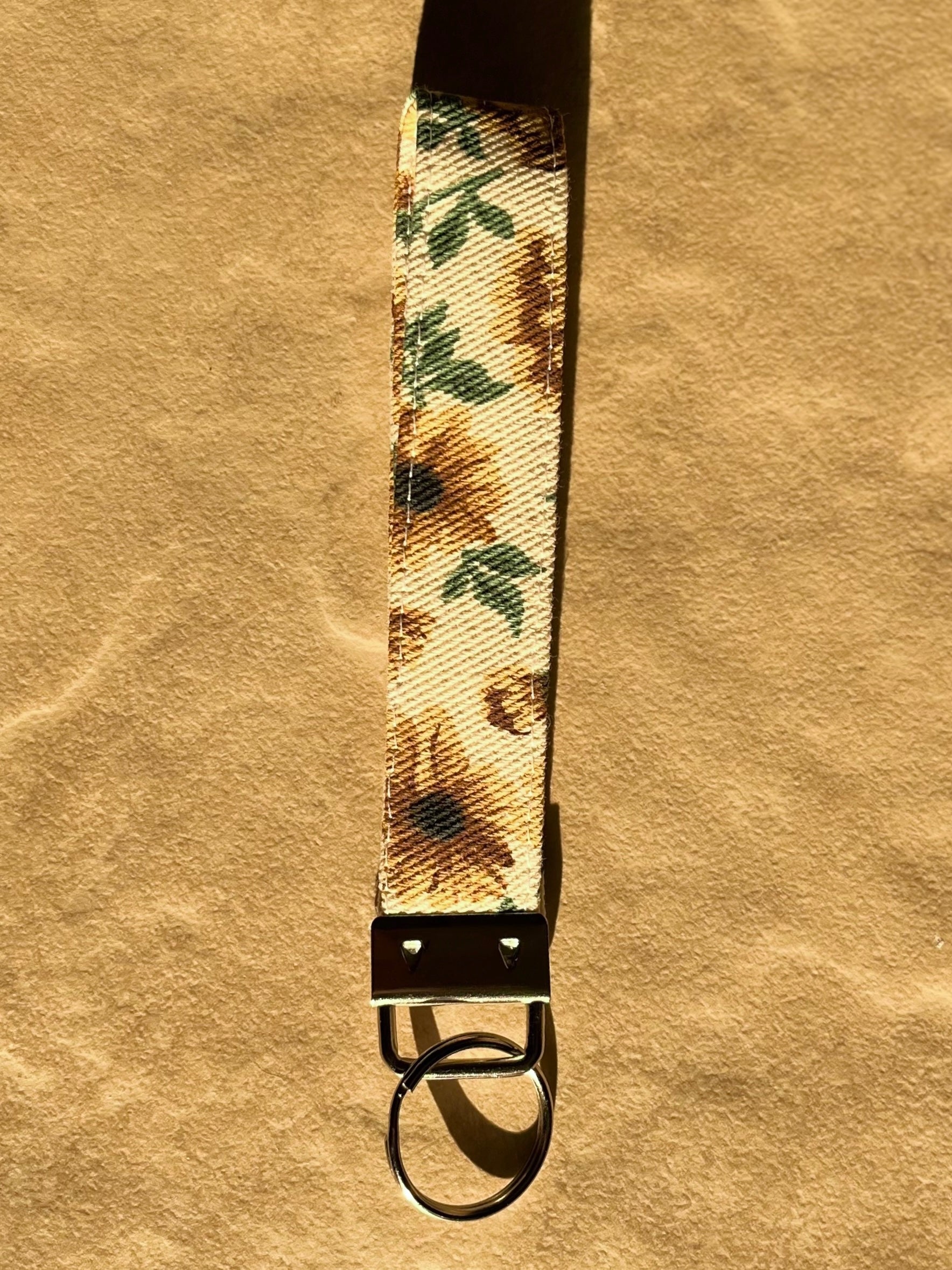 Canvas Sunflower Wristlet