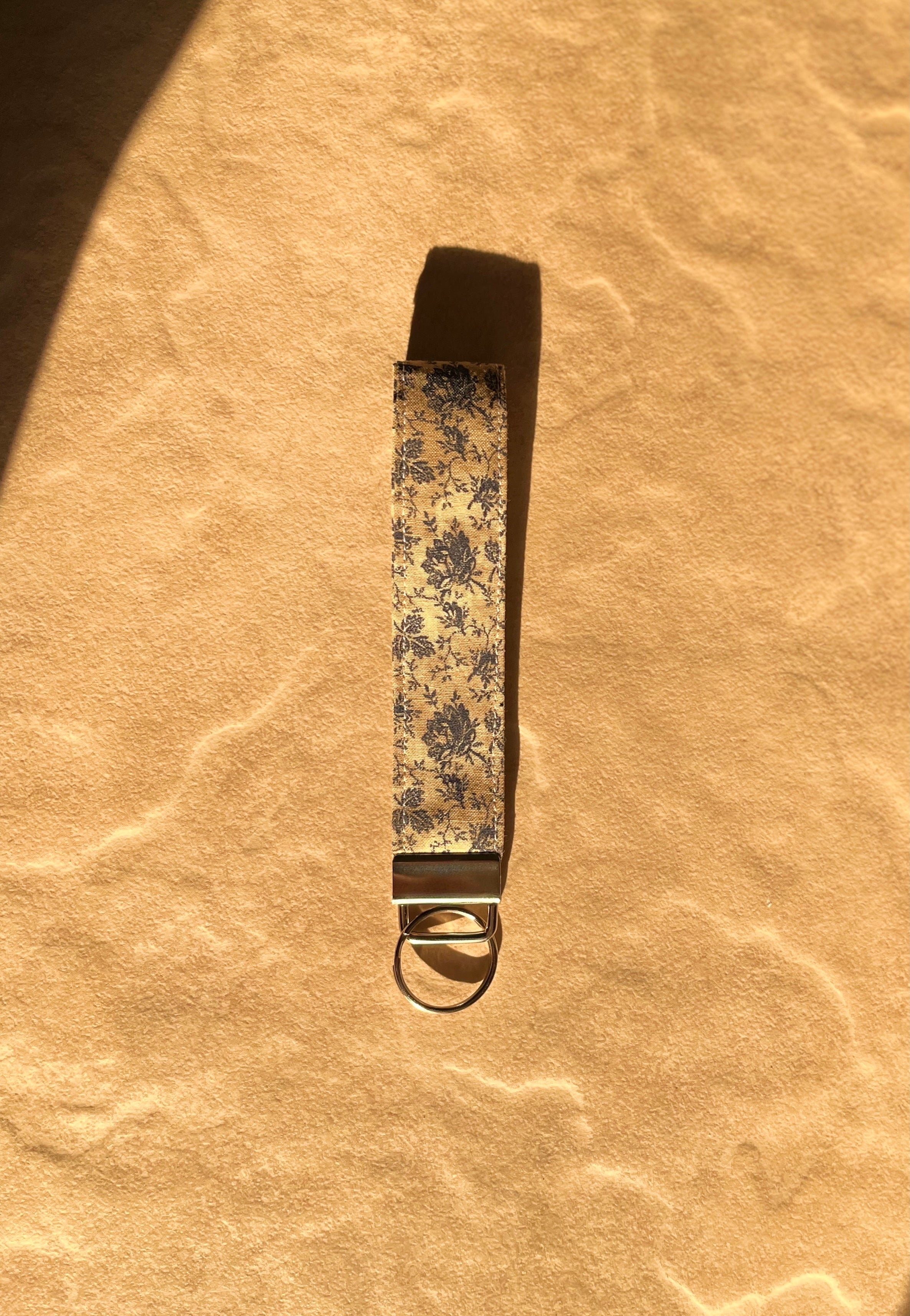 Blue Rose Wristlet