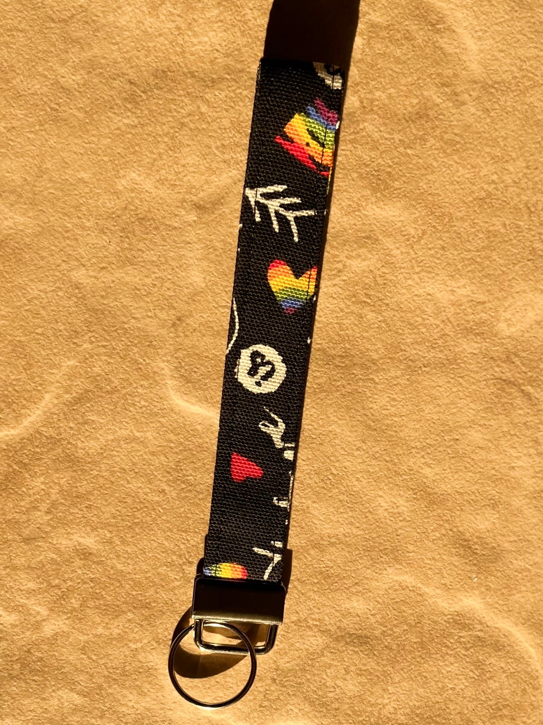 Rainbow Wrapped Wristlet