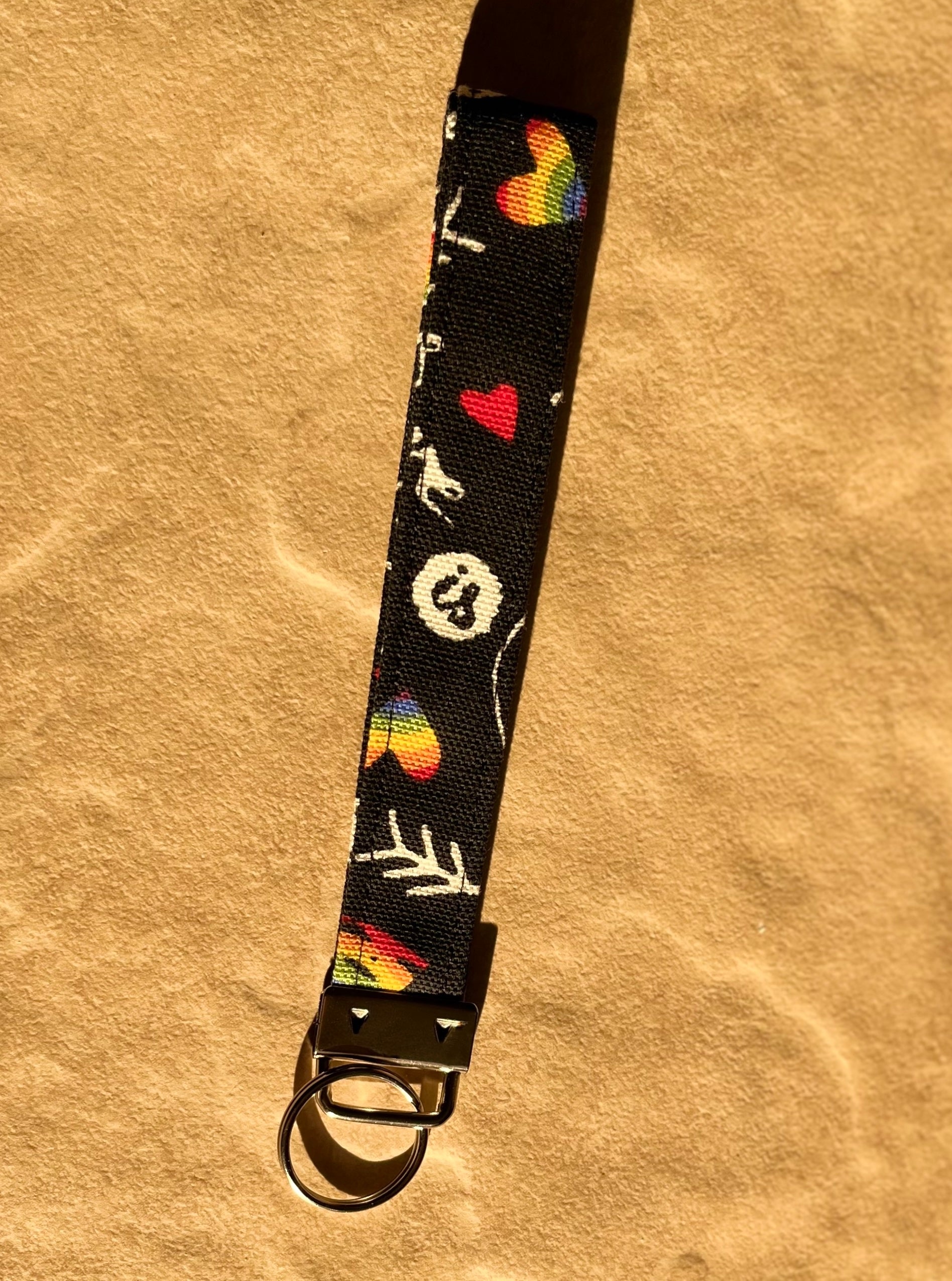 Rainbow Wrapped Wristlet