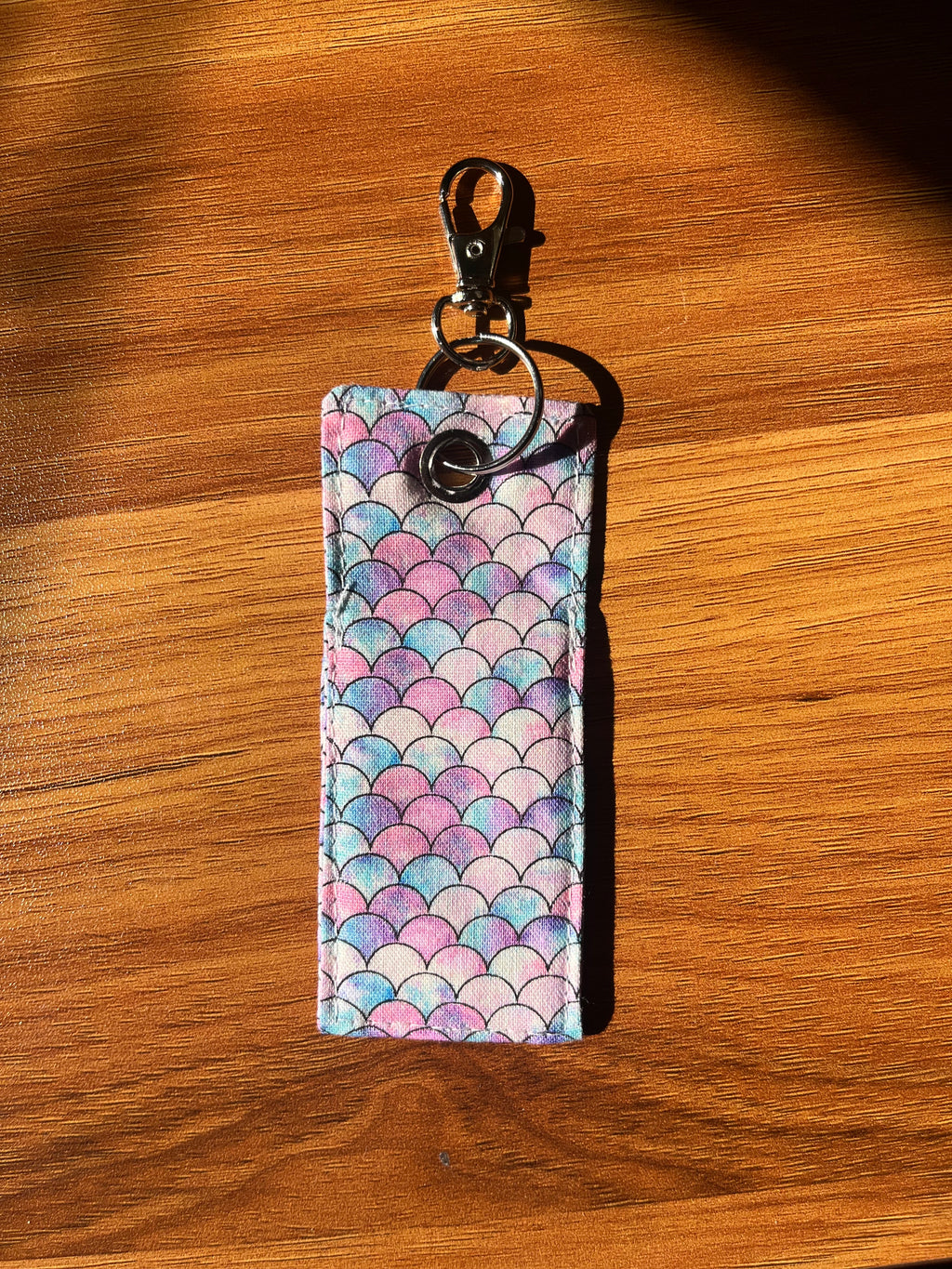 Mermaid Print Chapstick/Lipstick Carrier