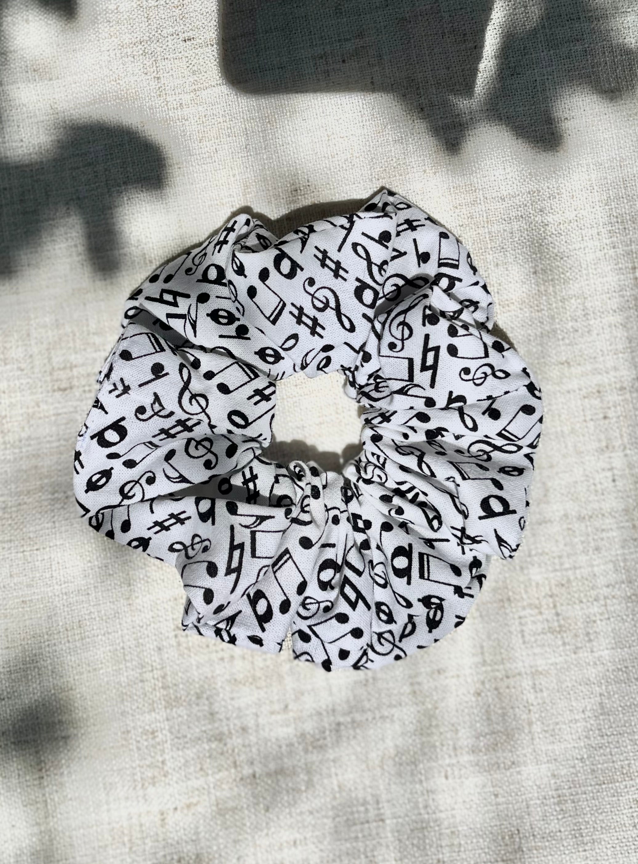 Music Notes Scrunchie