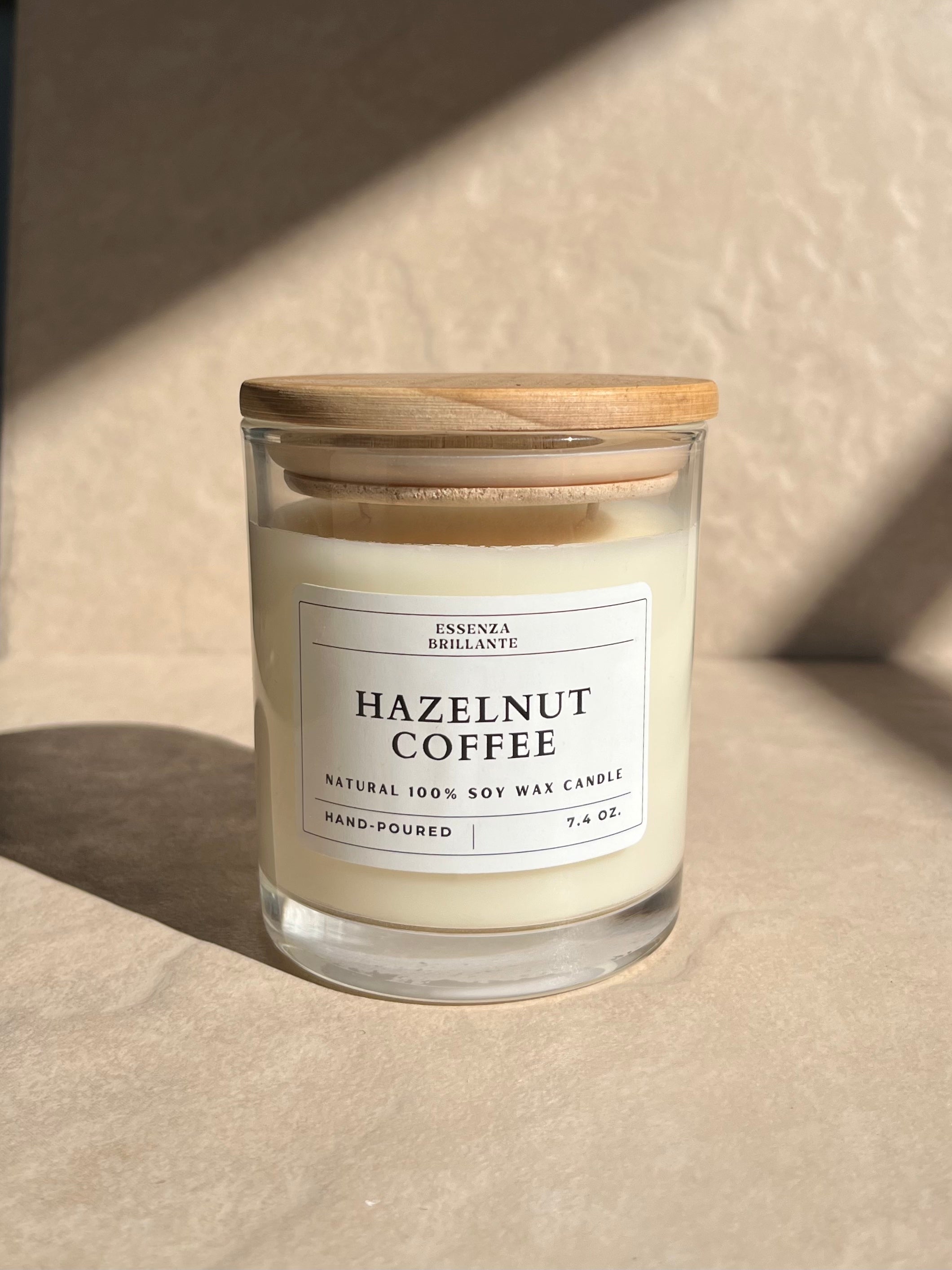 Hazelnut Coffee Soy Wax Candle