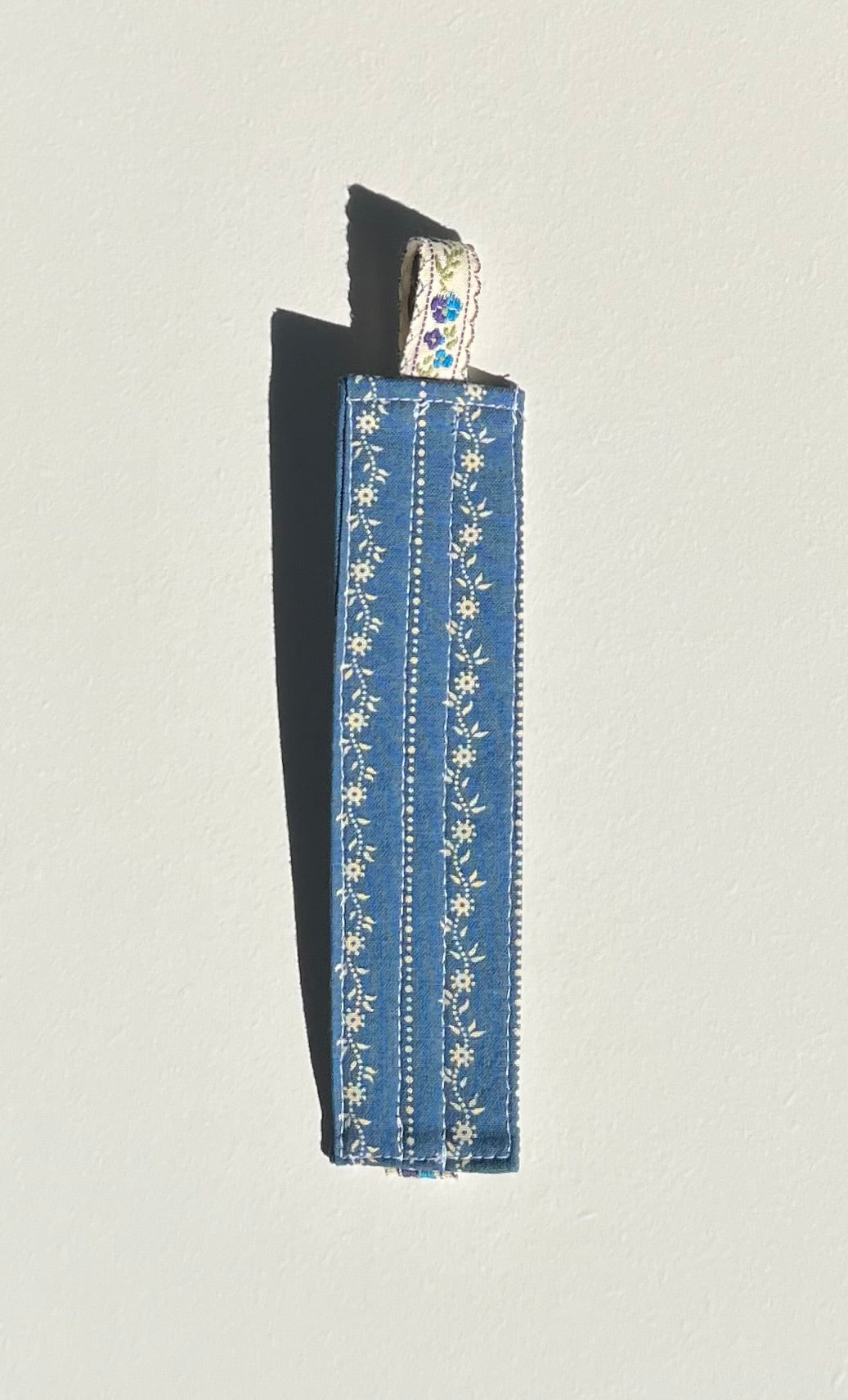 Floral Ribbon Long Bookmark