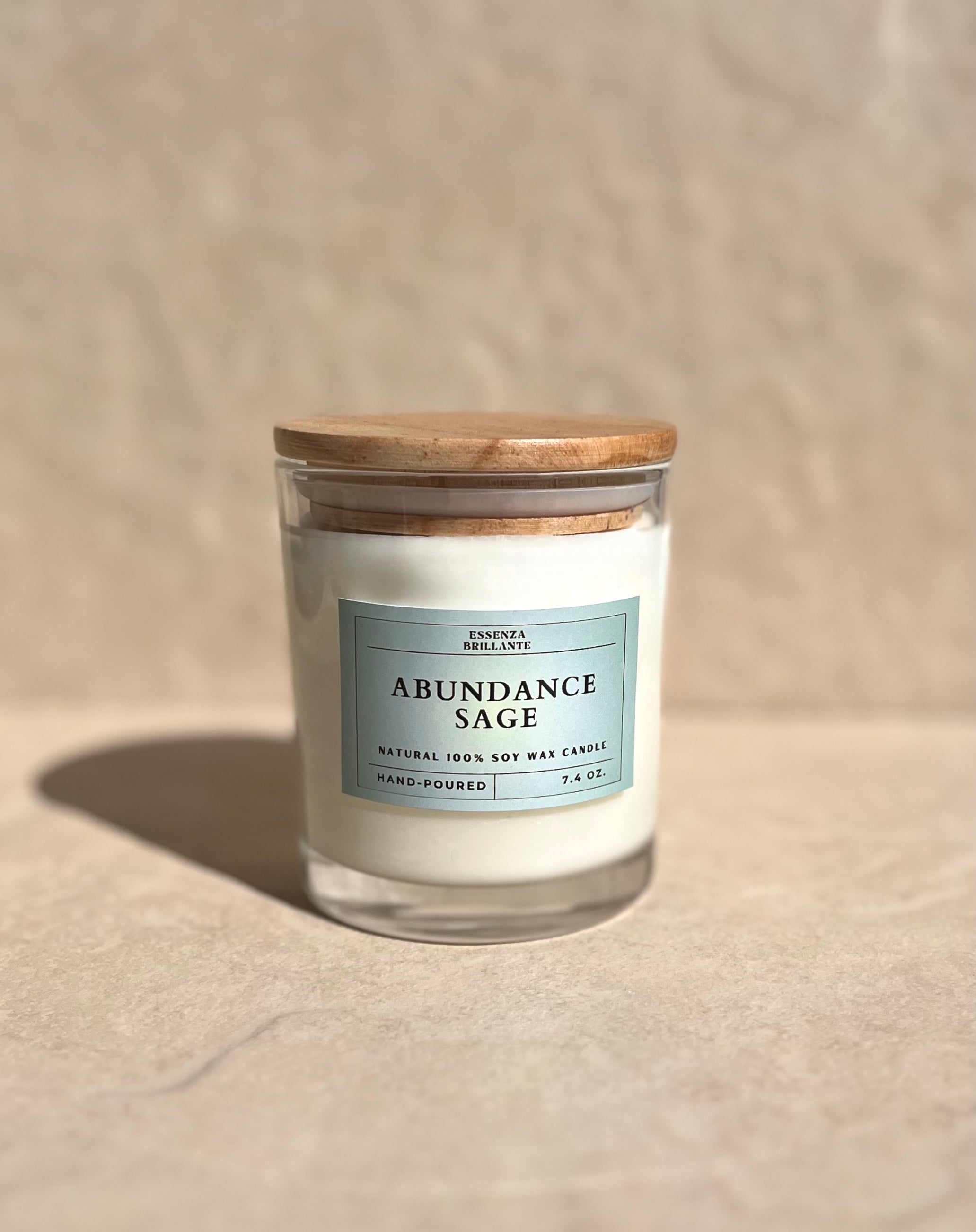 Abundance Sage Soy Wax Candle