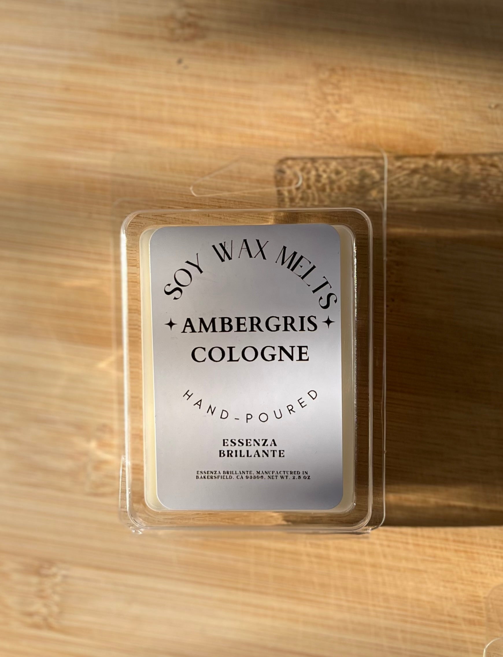 Ambergris Cologne Soy Wax Melt