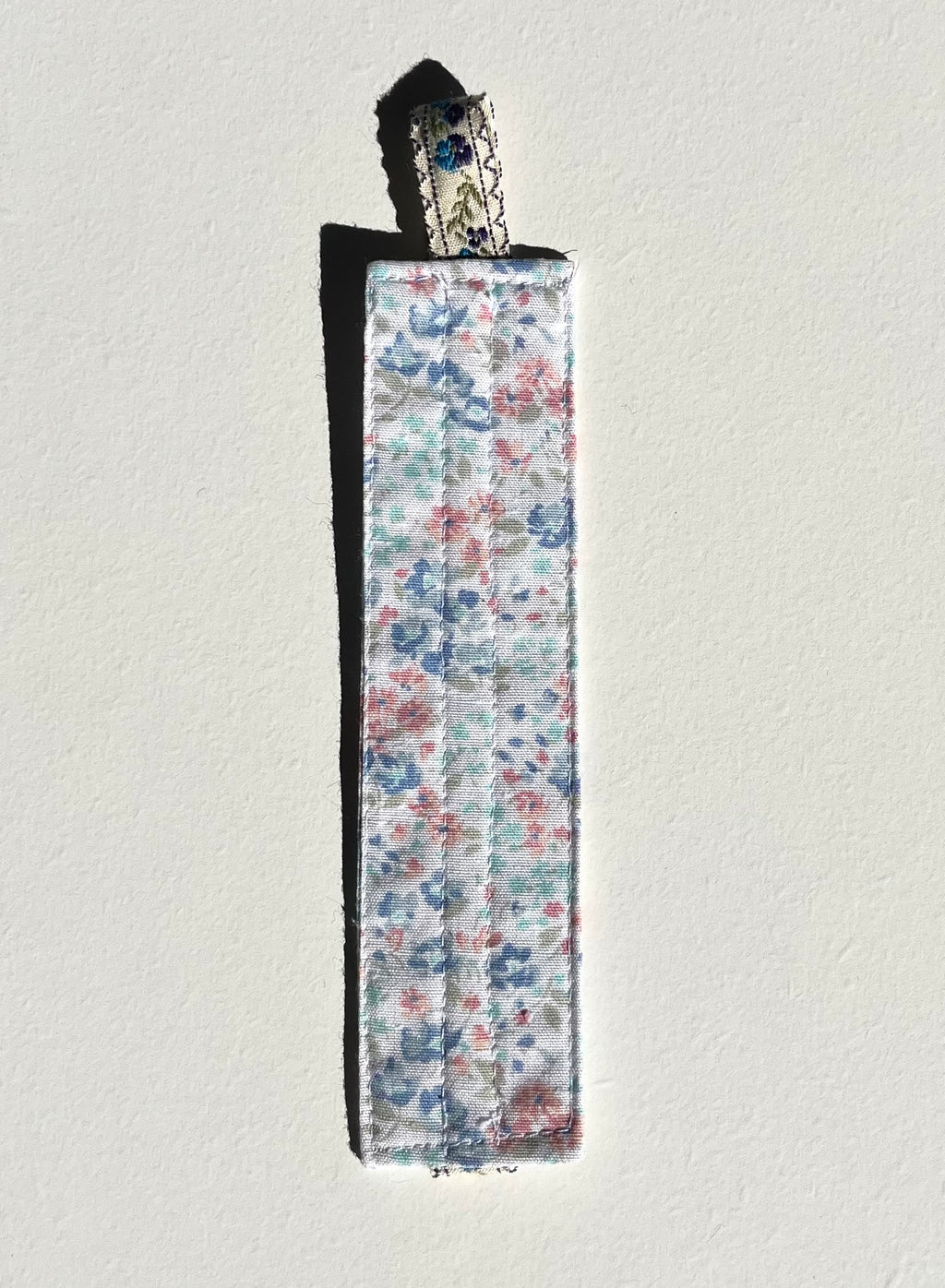 Floral Ribbon Long Bookmark