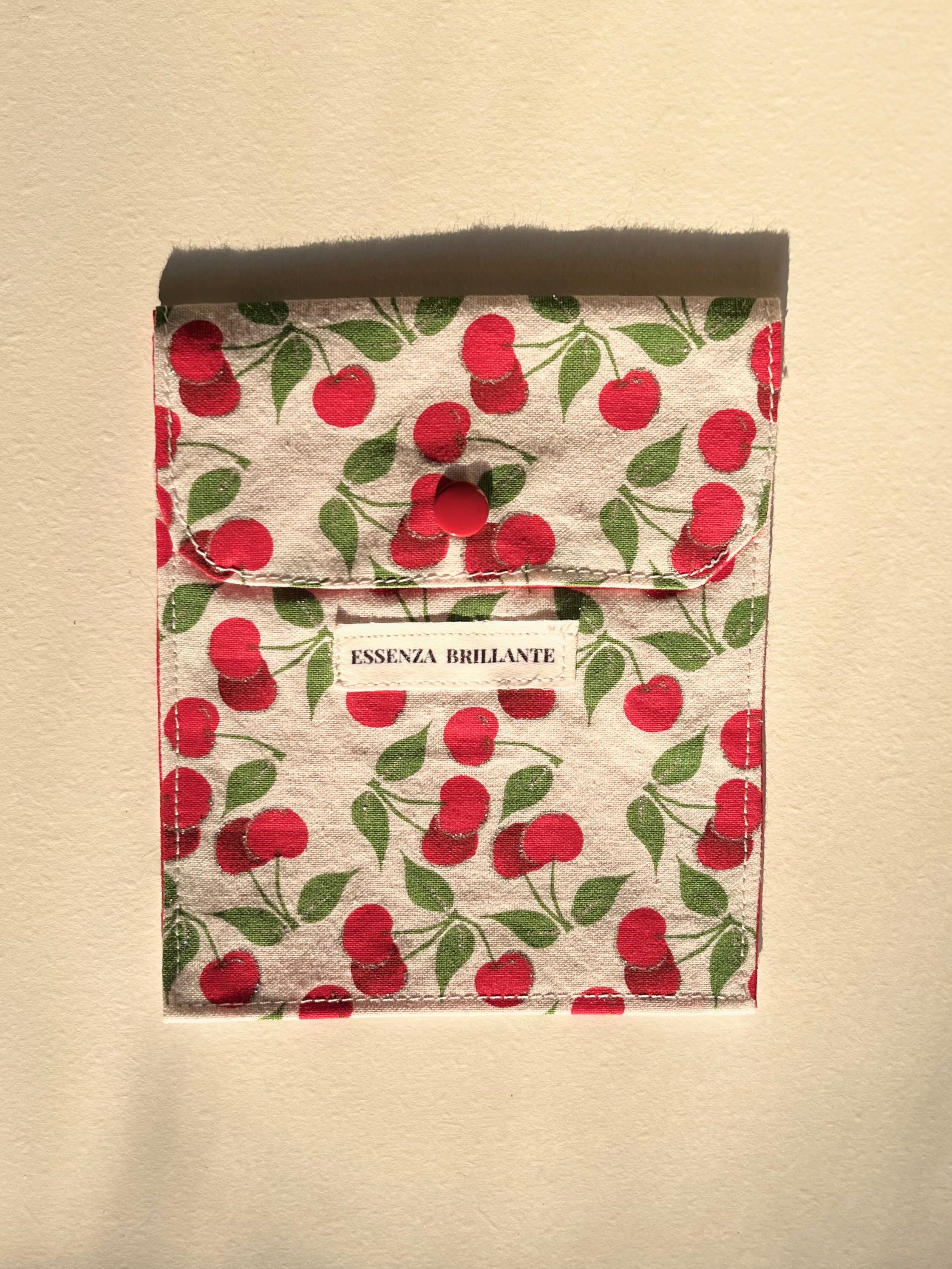 Pretty Cherry Sanitary Pad Pouch