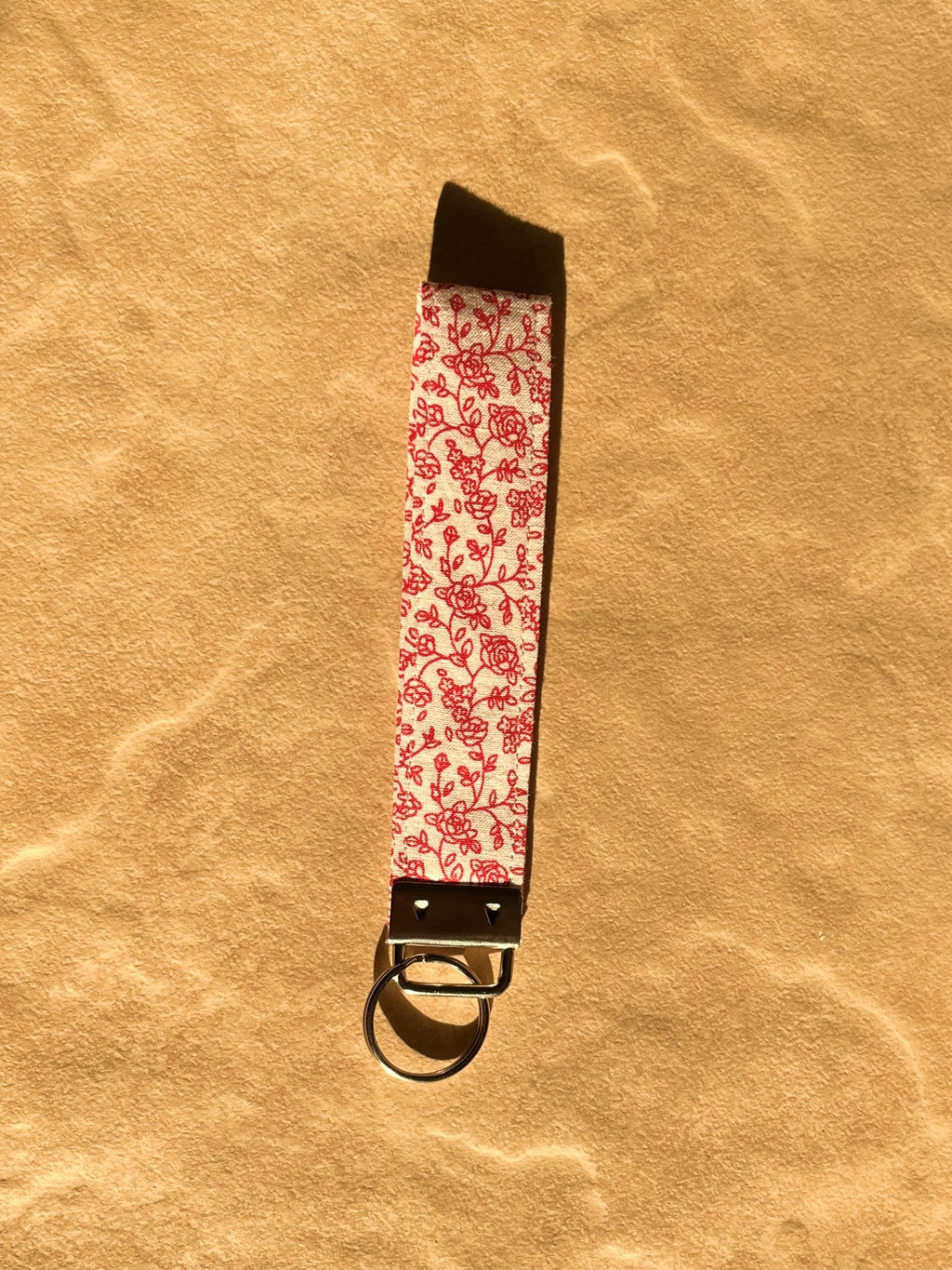 Red & White Wristlet