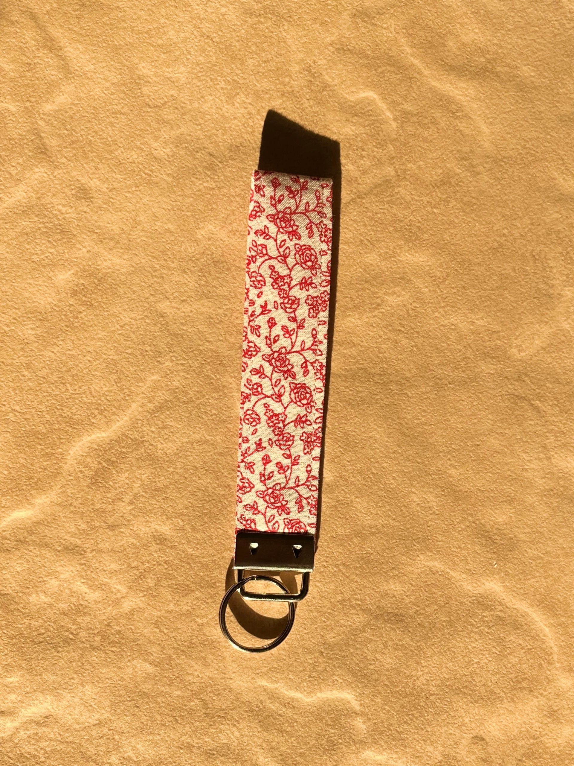 Red & White Wristlet