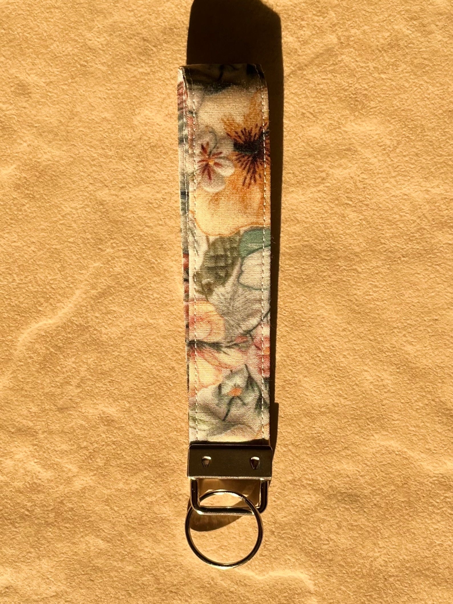 Yellow 3D Bloom Wristlet