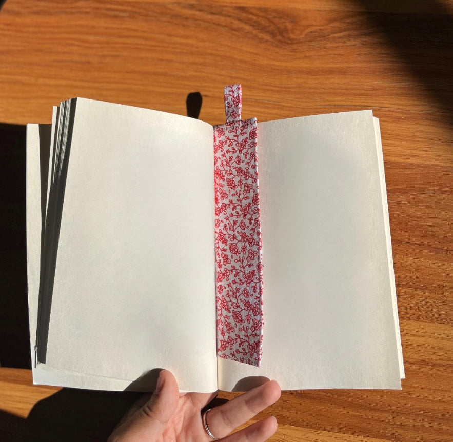 Red & White Bookmark
