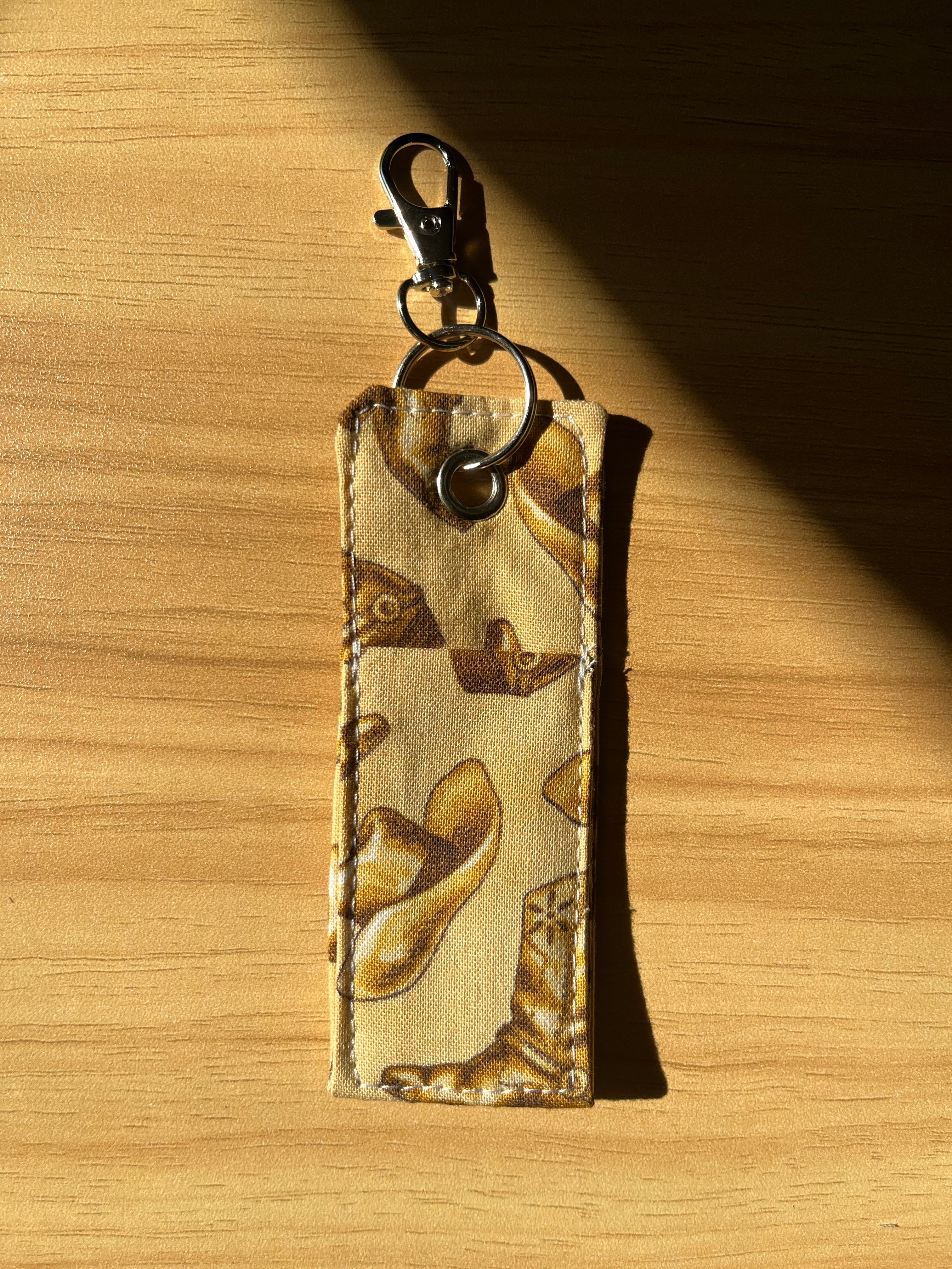 Cowboy Print Chapstick/Lipstick Carrier