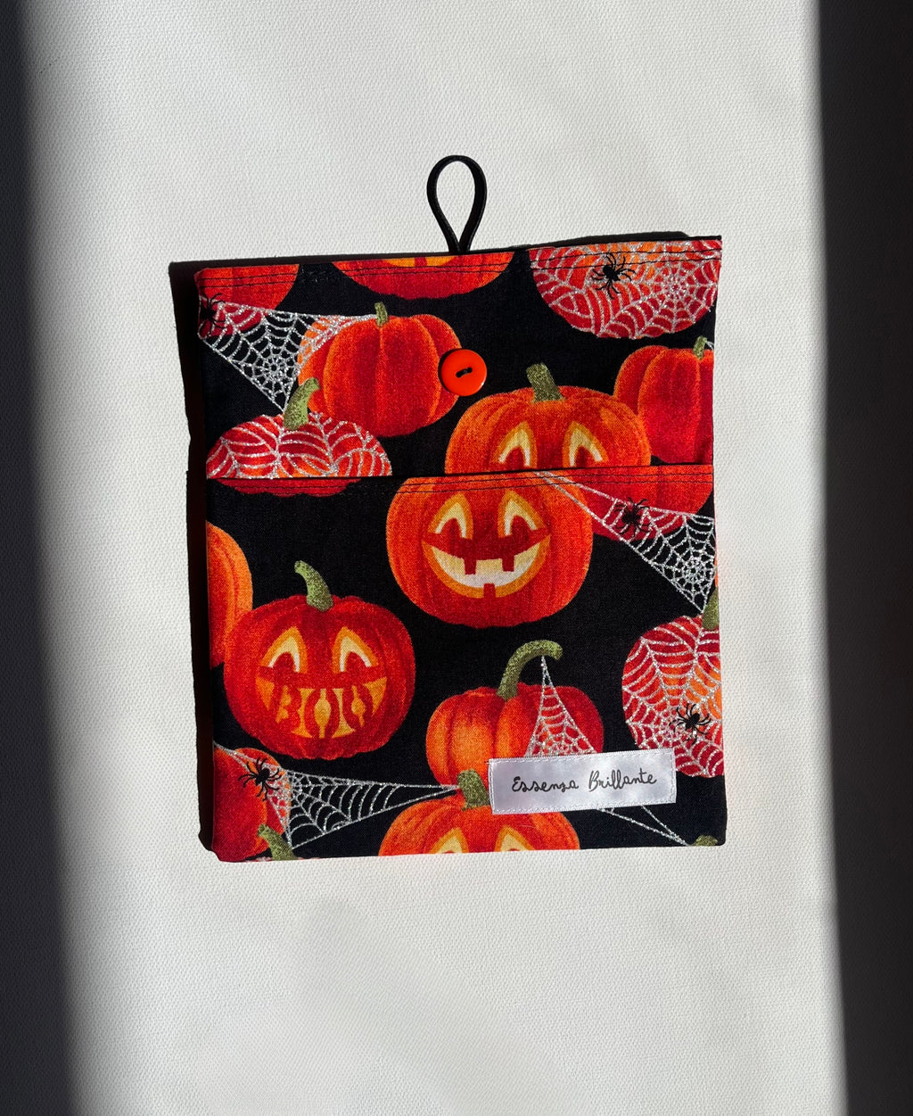 Halloween Print w Front Pocket Book Sleeve