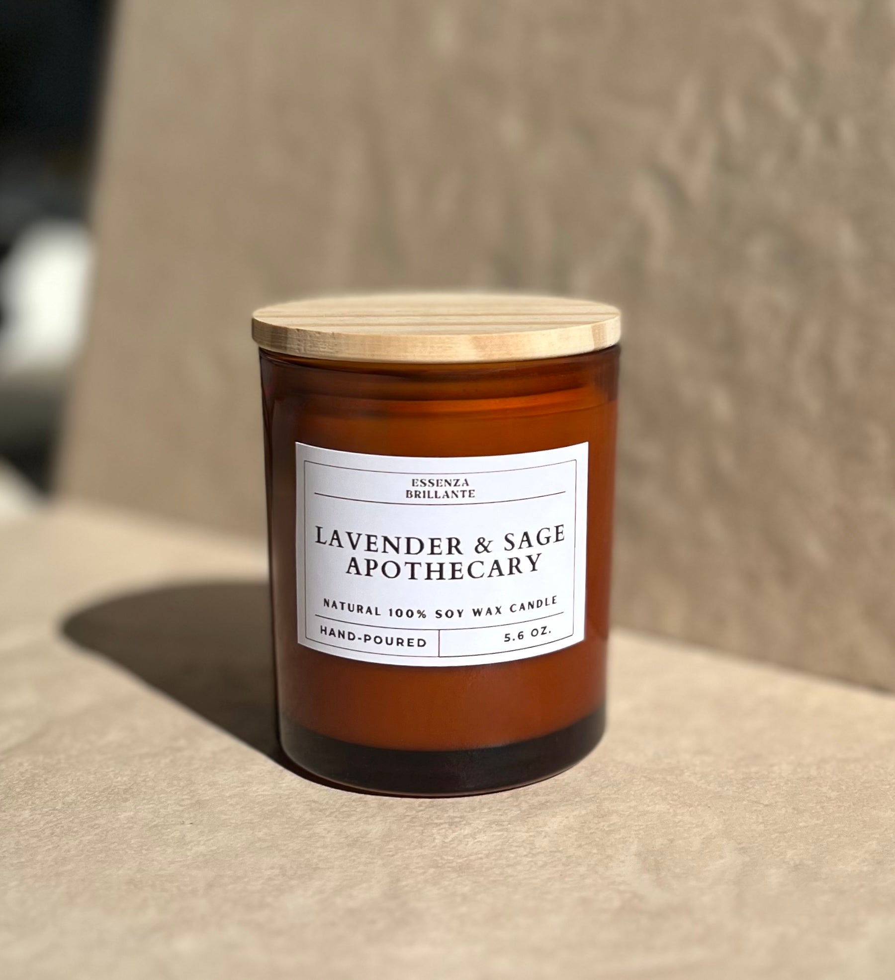 Lavender & Sage Apothecary Soy Wax Candle
