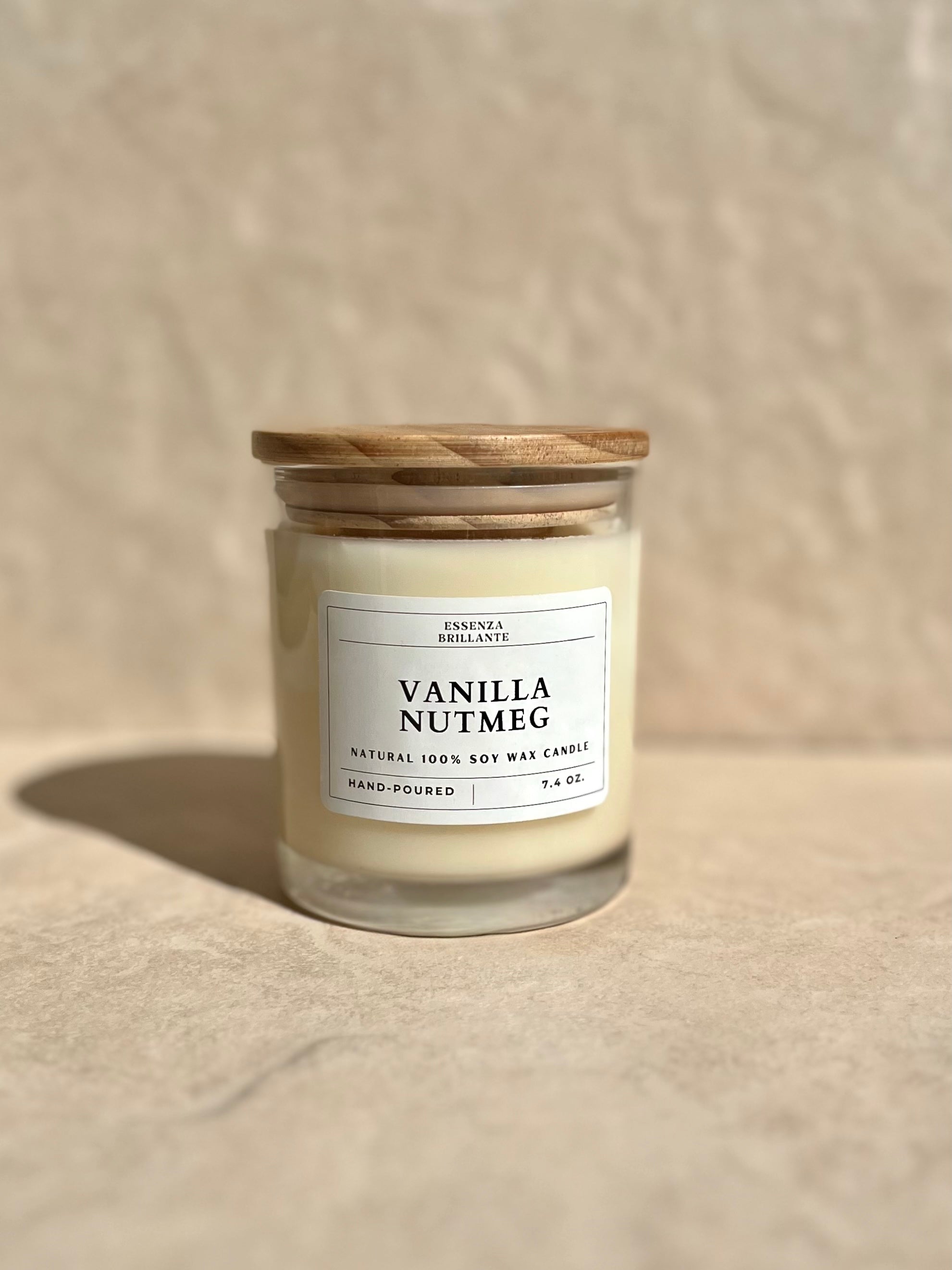 Vanilla Nutmeg Soy Wax Candle