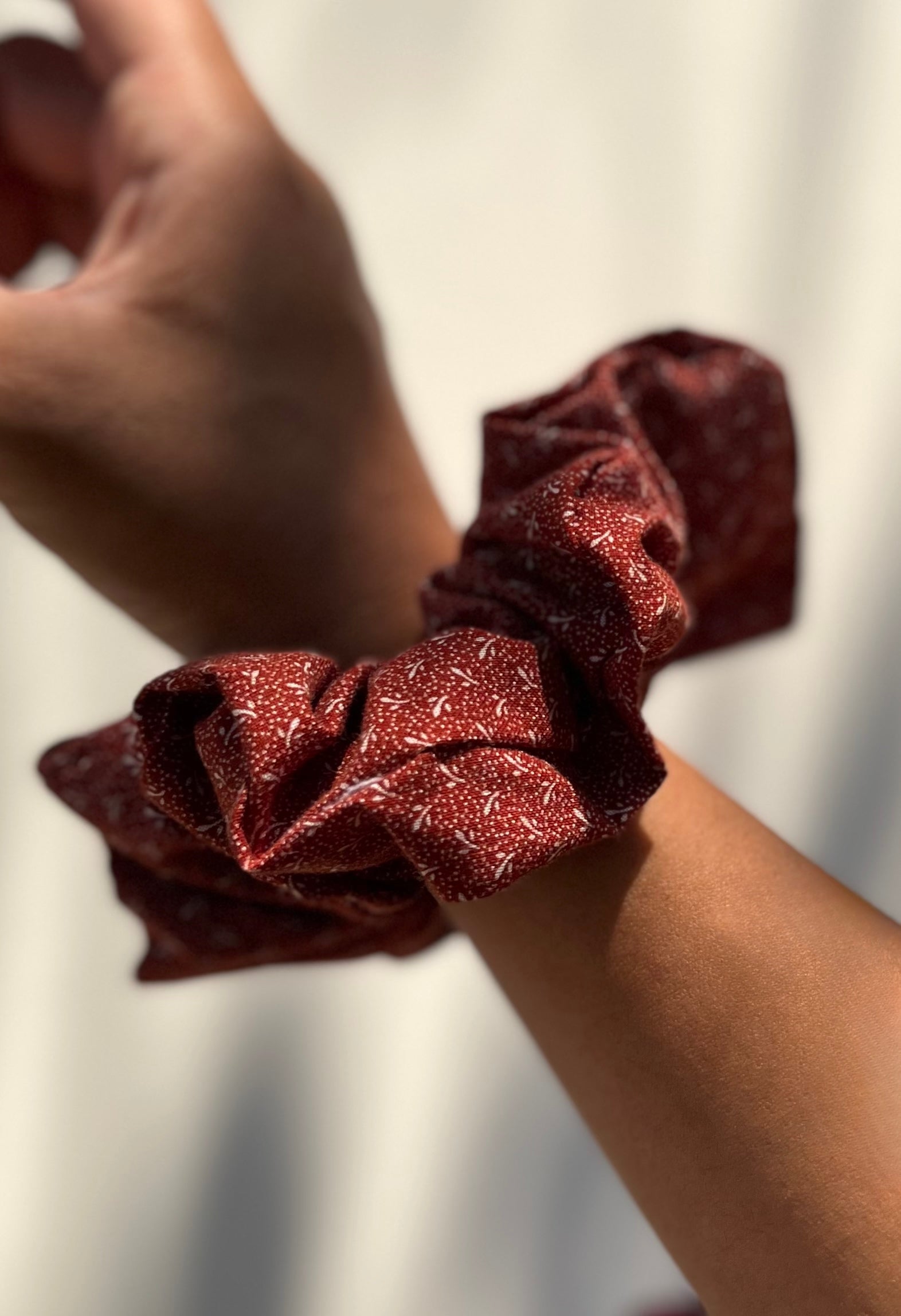 Reddish Scrunchie