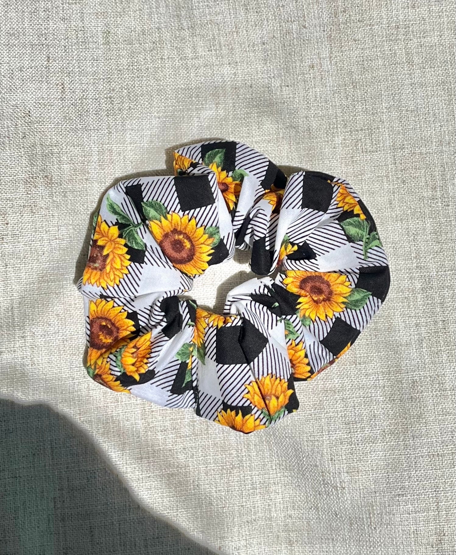Sunflower Scrunchie