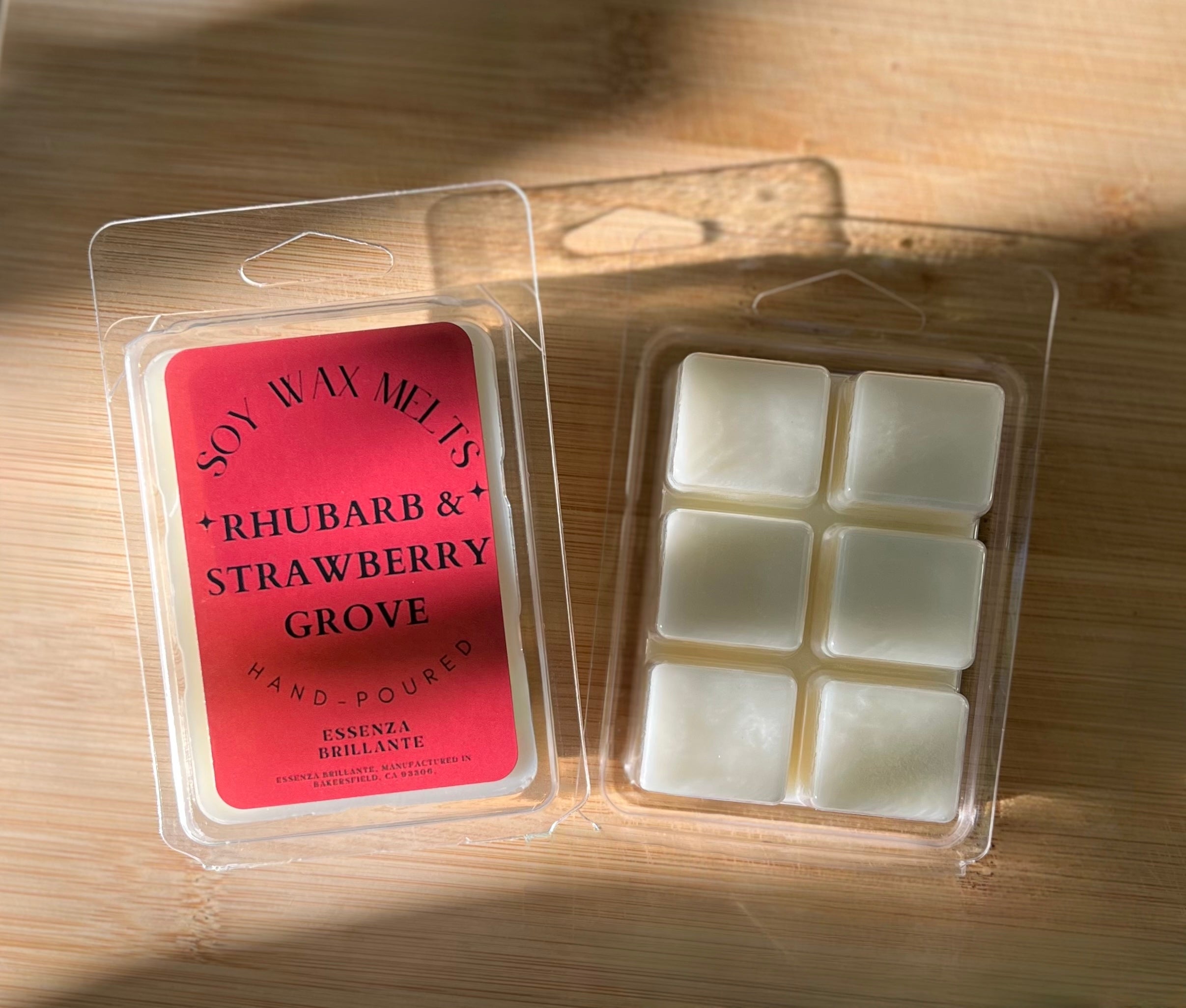 Rhubarb & Strawberry Grove Soy Wax Melt
