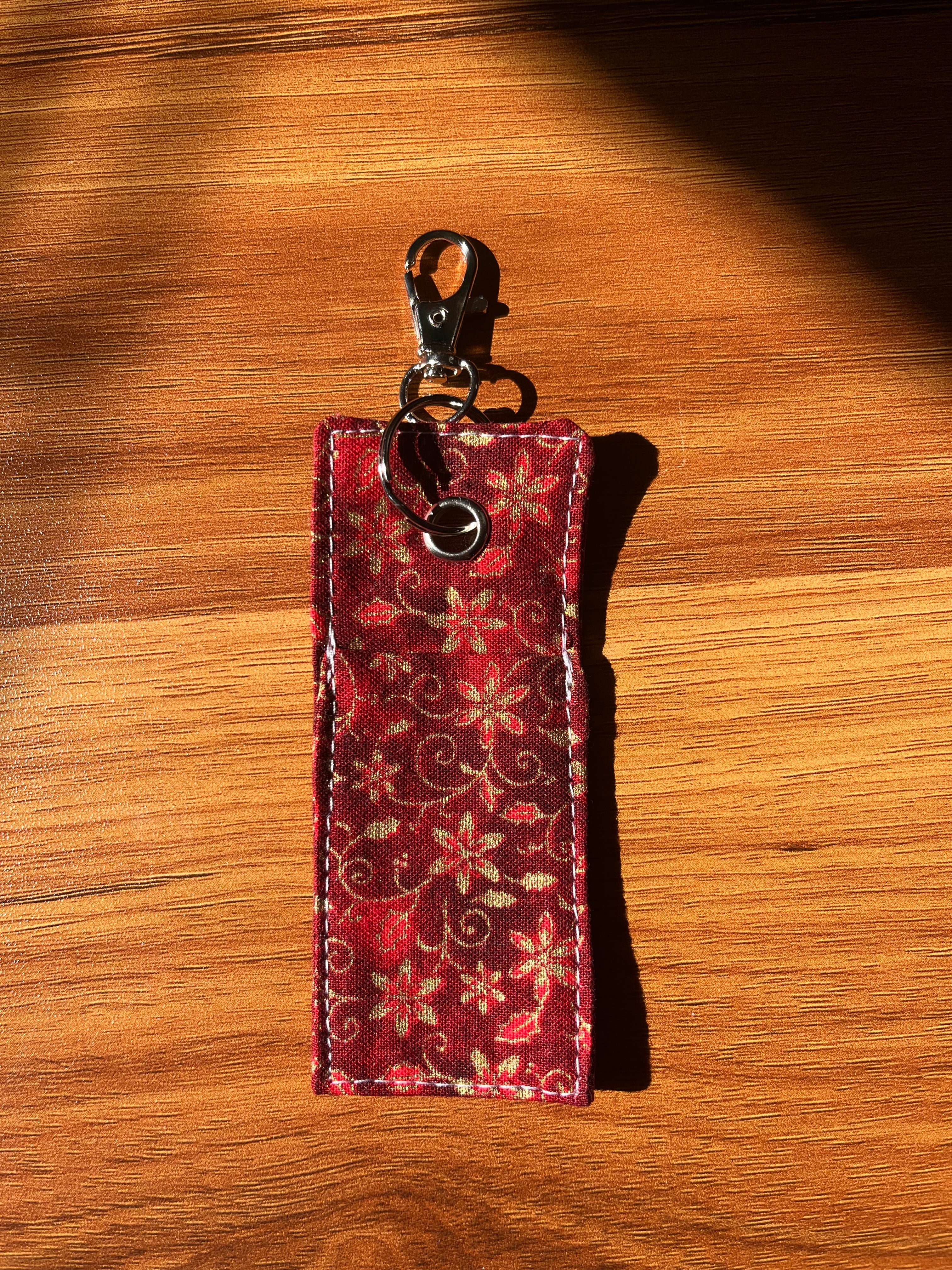 Flower Vine Print Chapstick/Lipstick Carrier