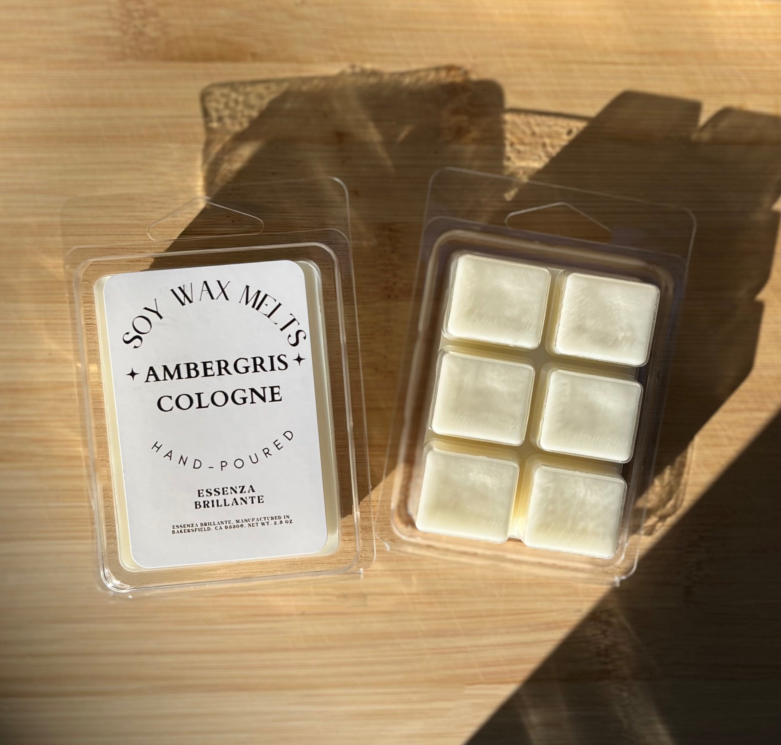 Ambergris Cologne Soy Wax Melt