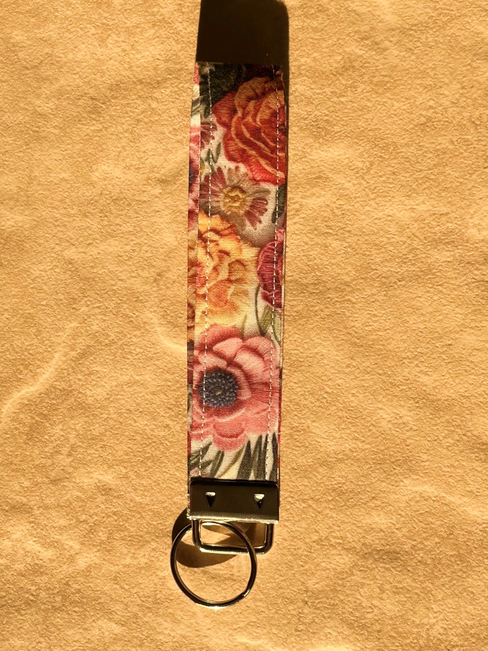 Pink 3D Bloom Wristlet