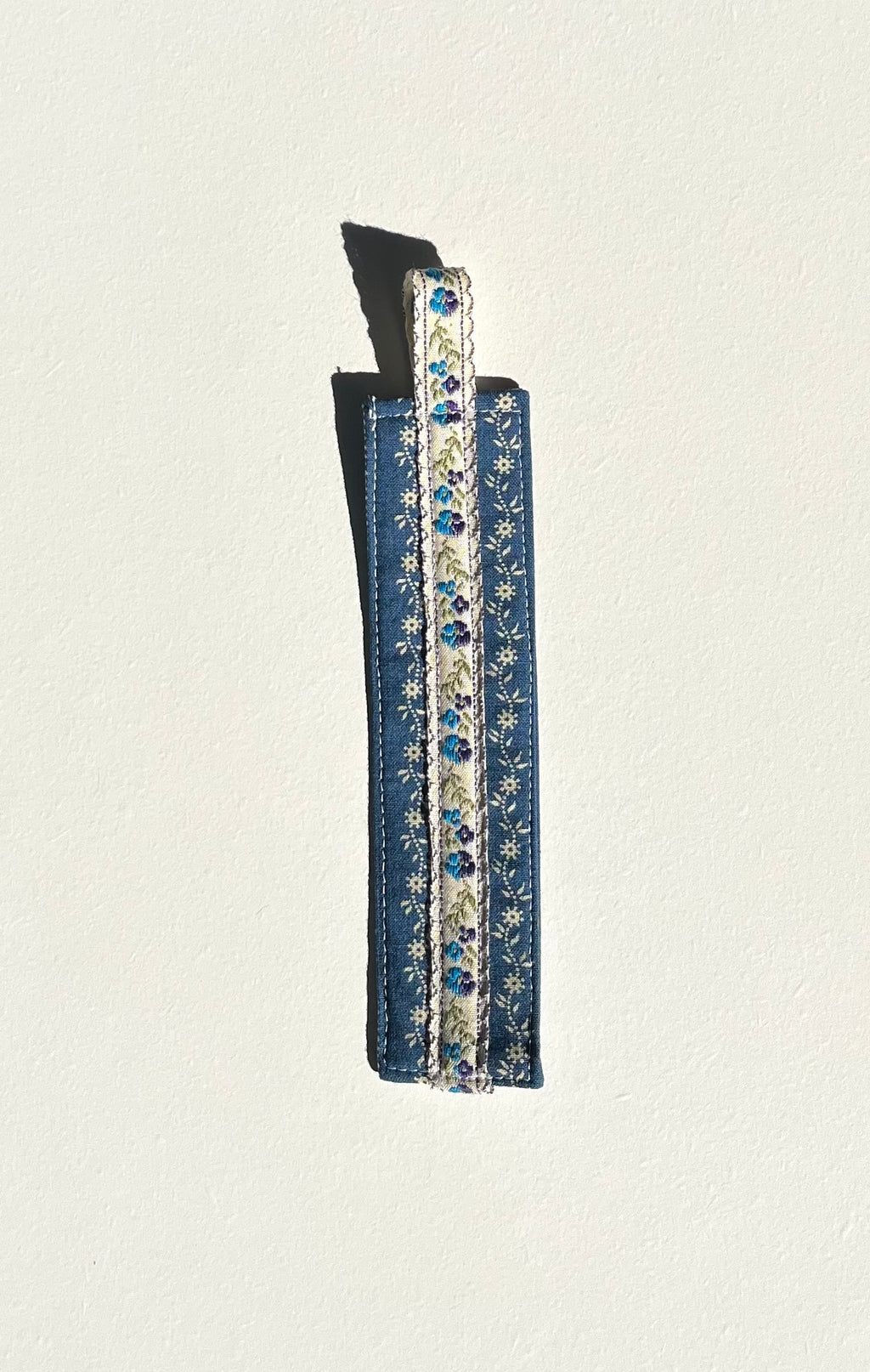 Floral Ribbon Long Bookmark