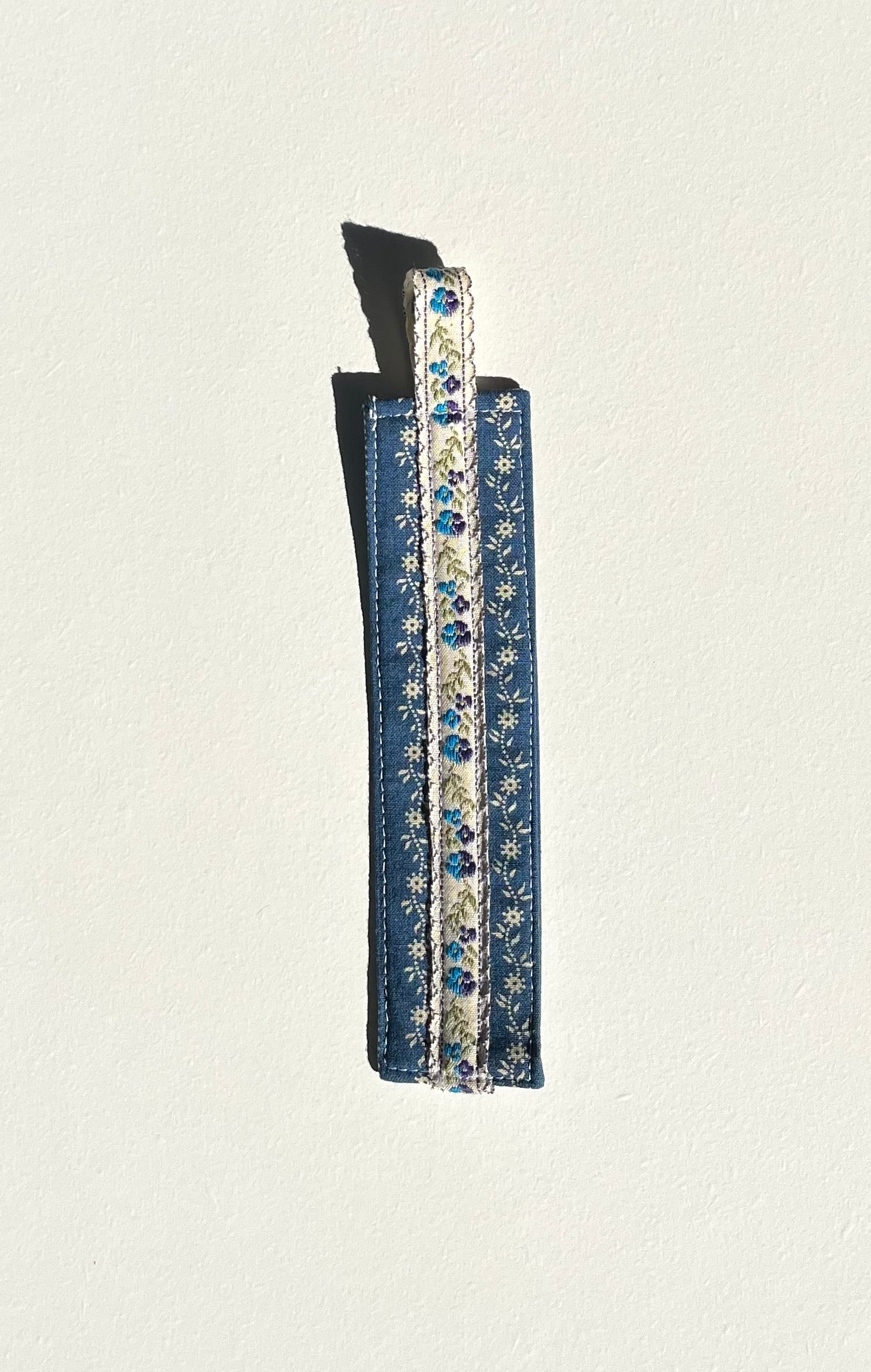 Floral Ribbon Long Bookmark