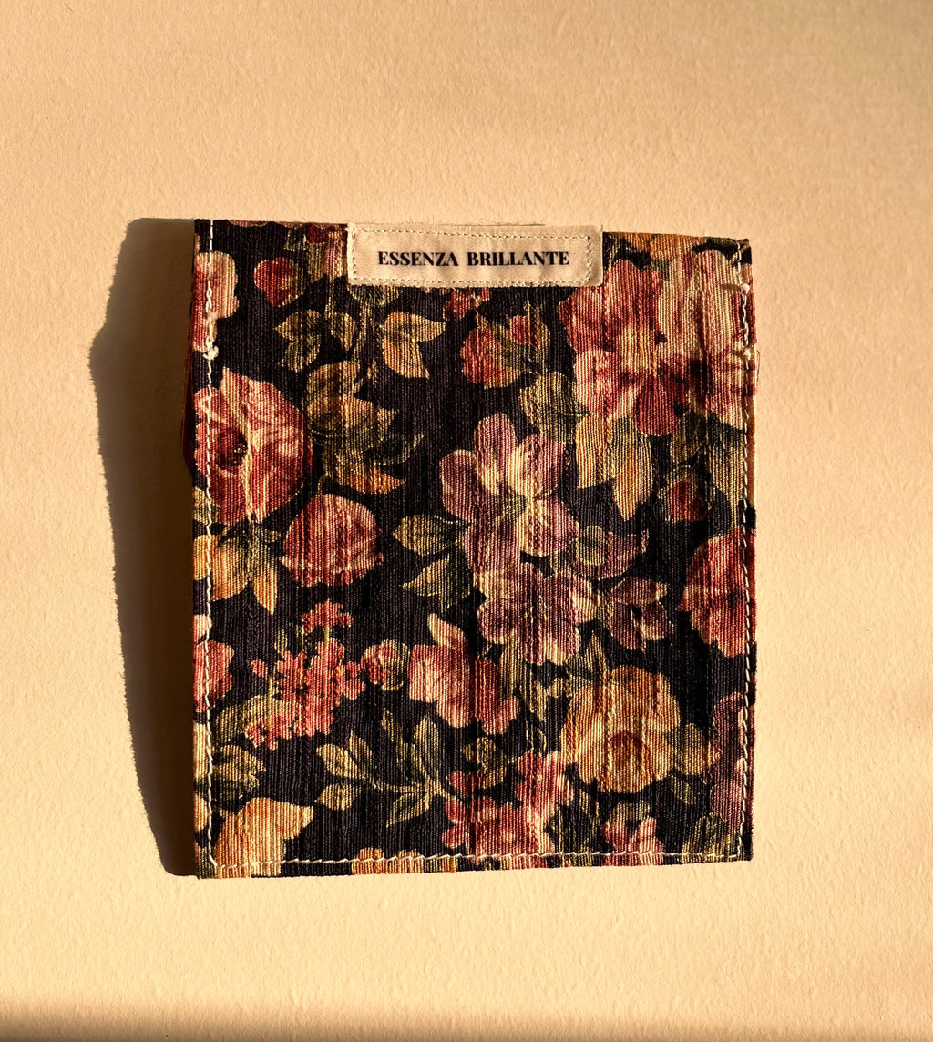 Floral Canvas Sanitary Pad Pouch