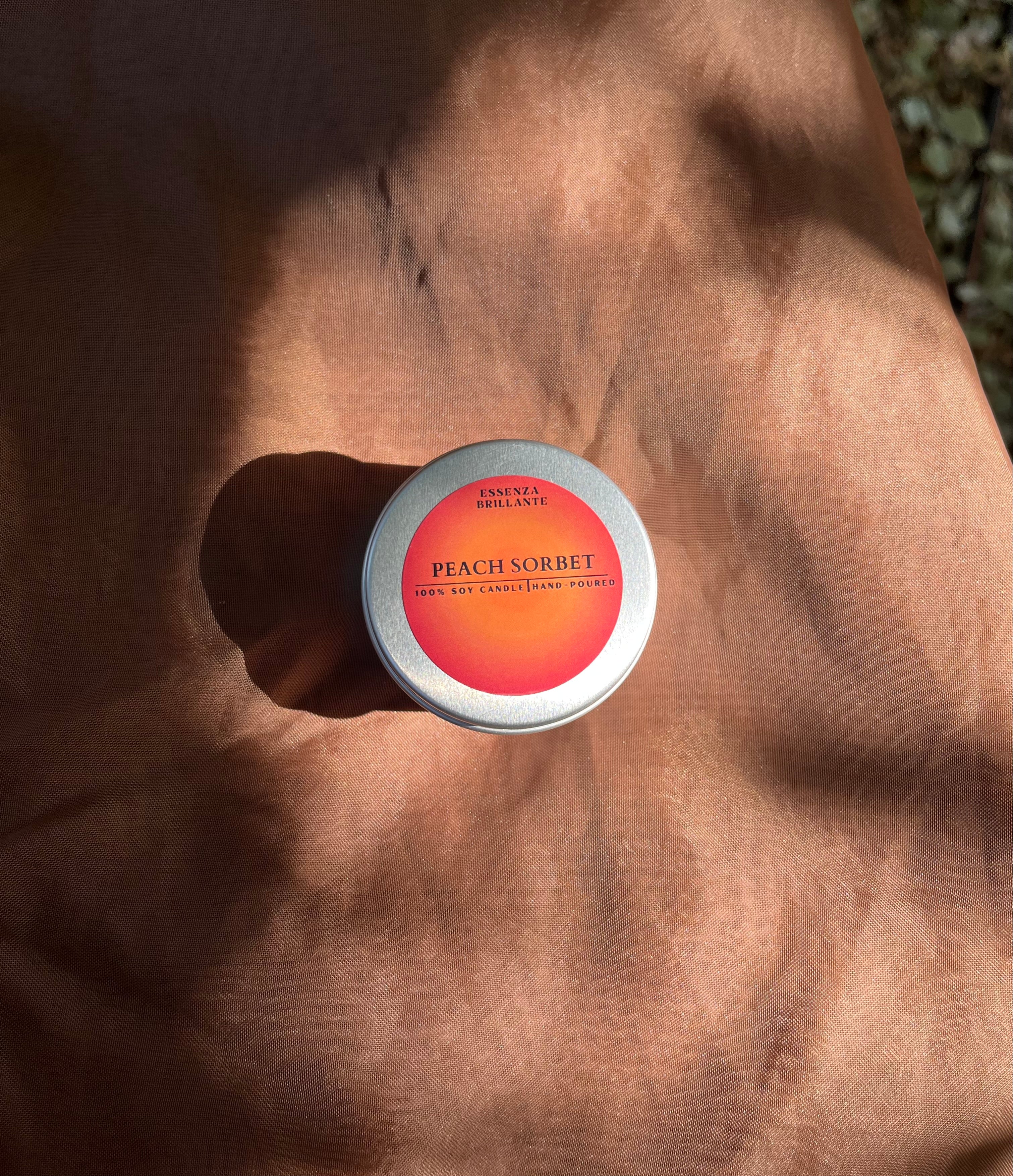 Peach Sorbet Soy Wax Candle
