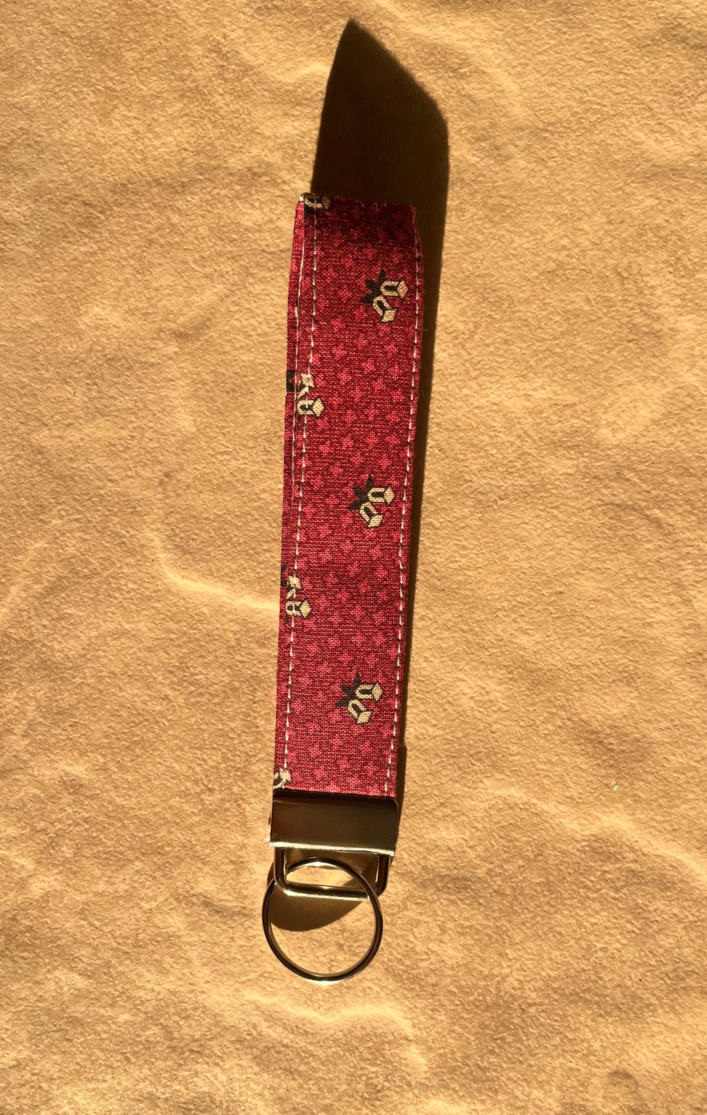 Red Pattern Wristlet