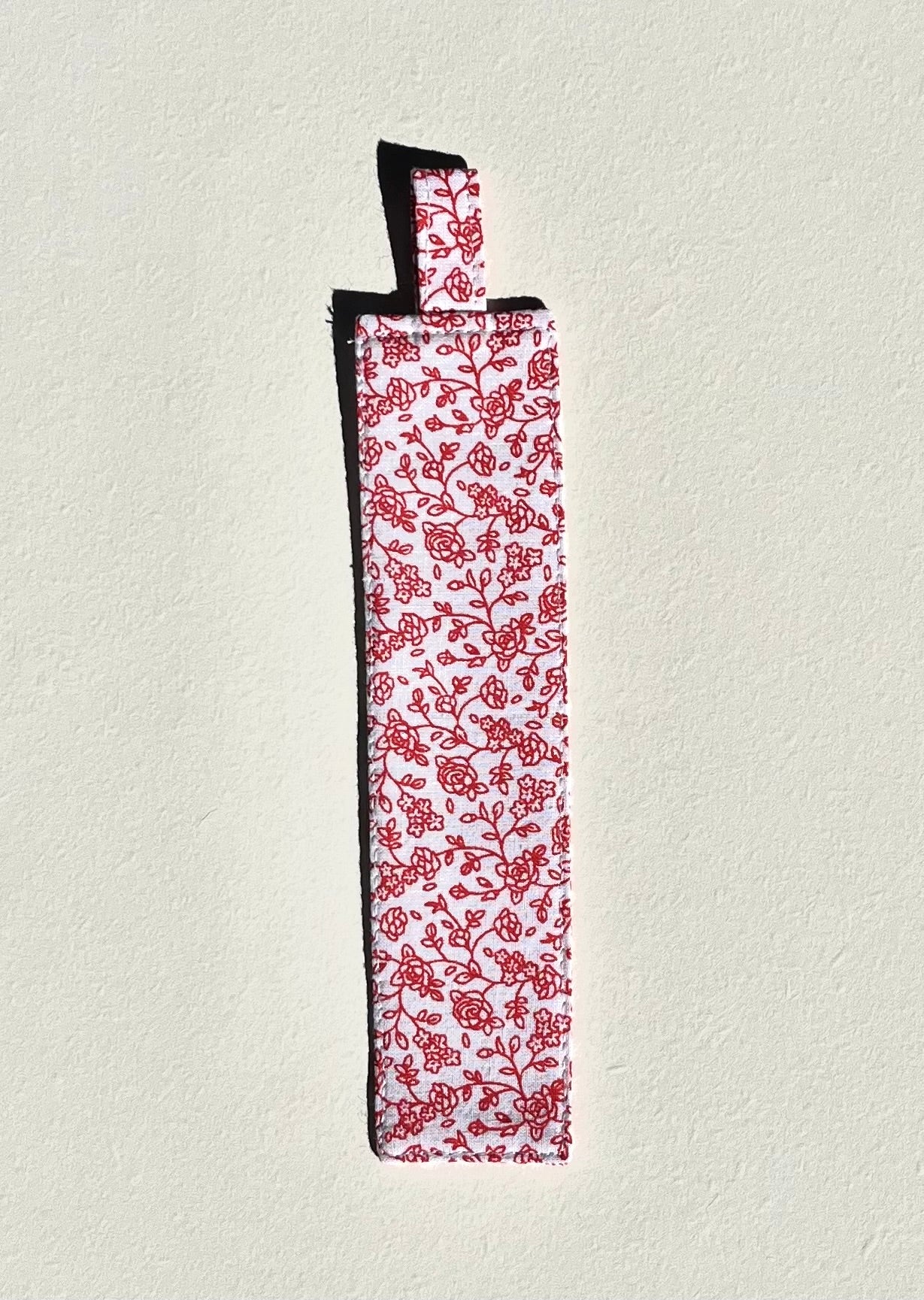 Red & White Bookmark