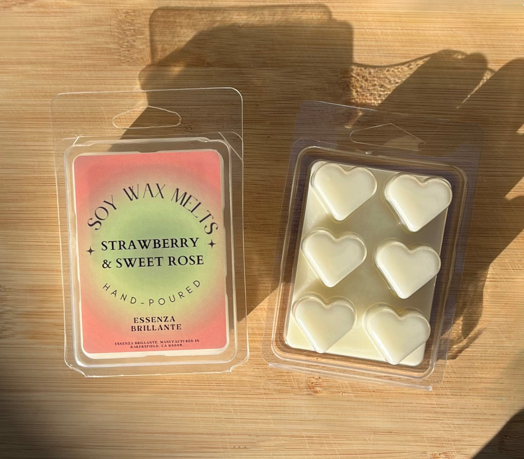 Strawberry & Sweet Rose Soy Wax Melt