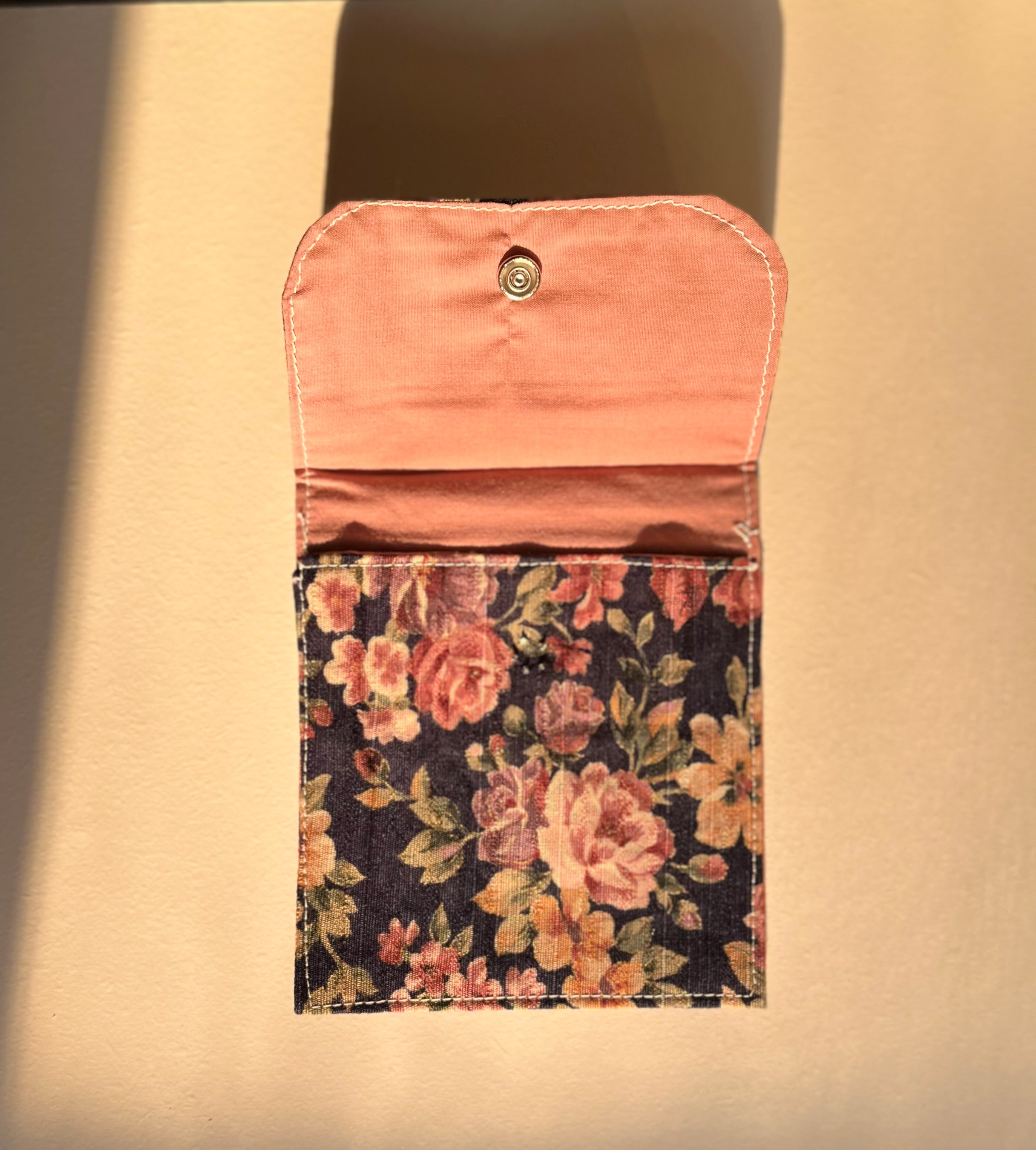 Floral Canvas Sanitary Pad Pouch