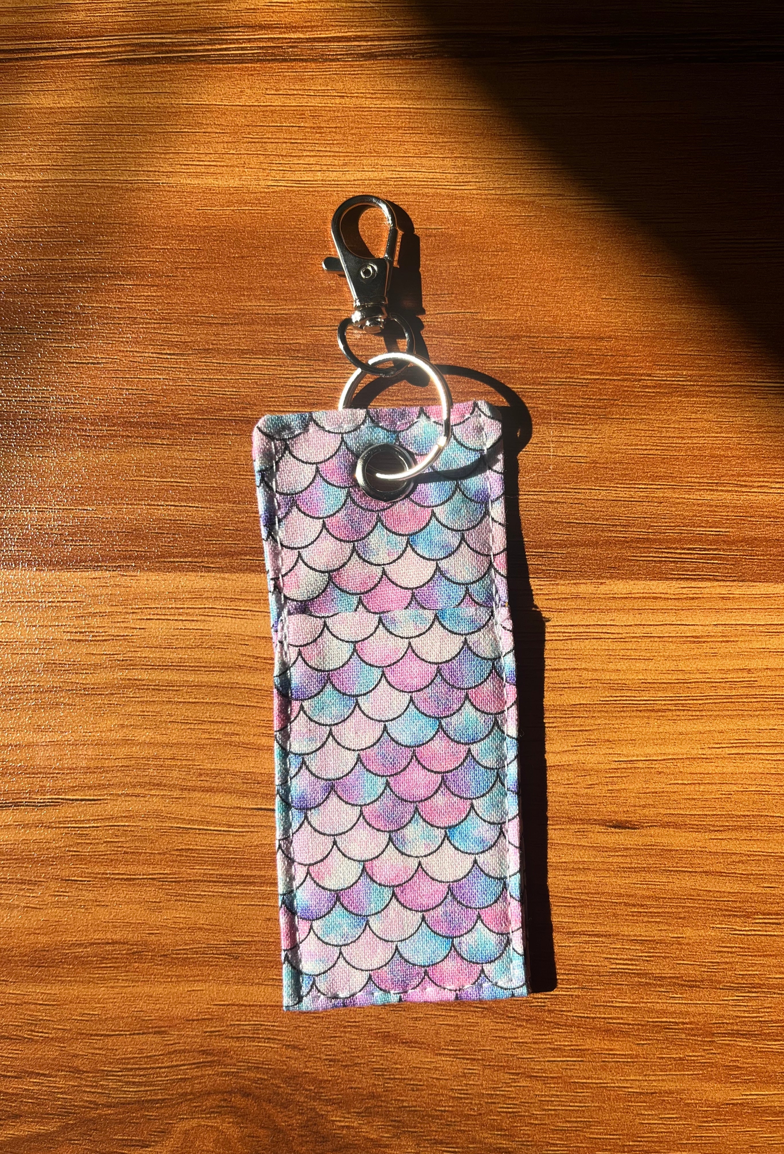 Mermaid Print Chapstick/Lipstick Carrier