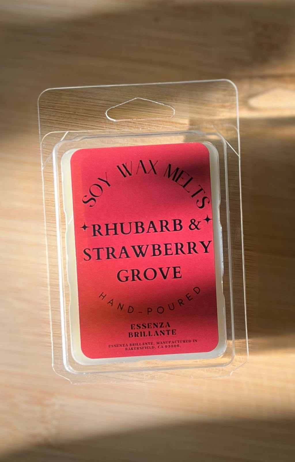 Rhubarb & Strawberry Grove Soy Wax Melt