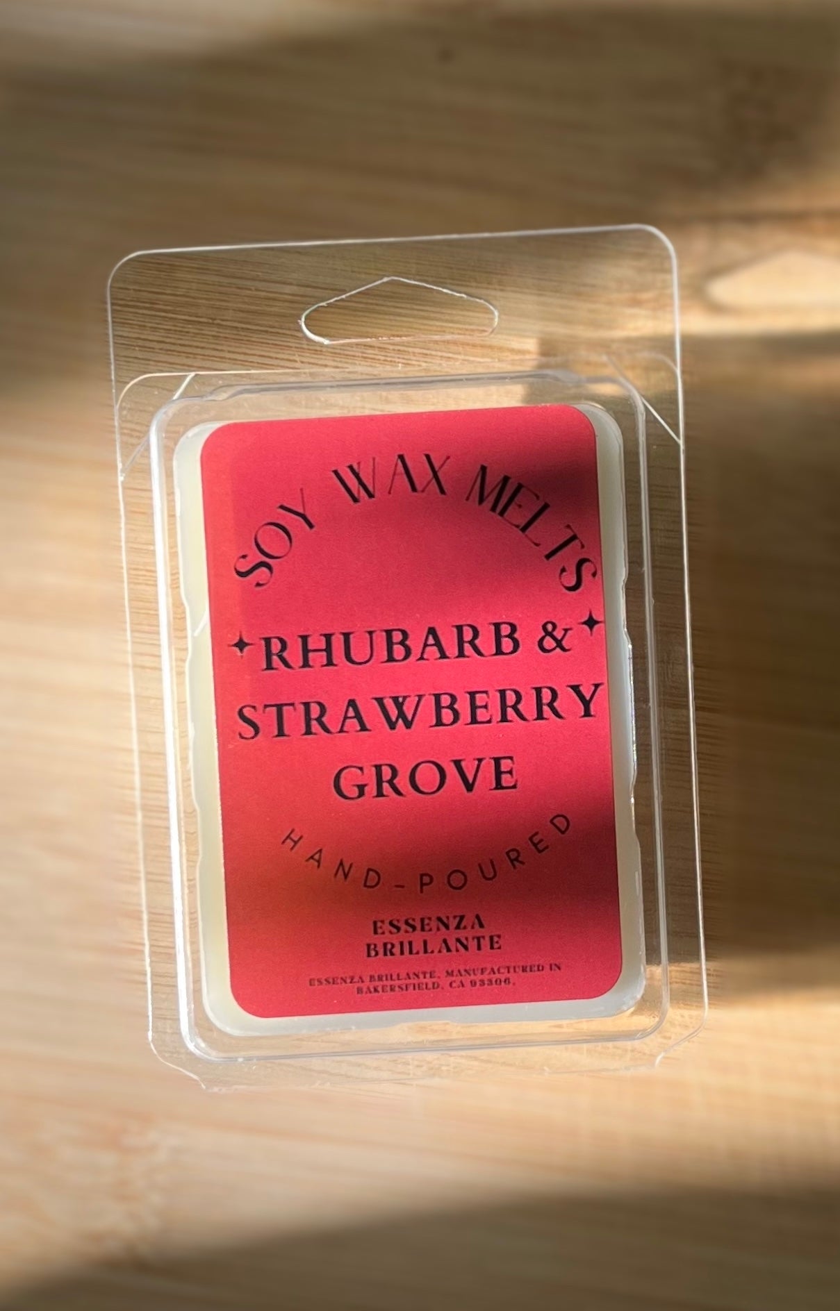 Rhubarb & Strawberry Grove Soy Wax Melt