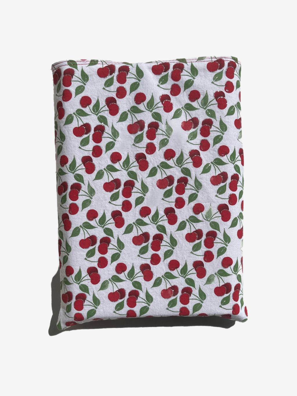 White Cherry w Front Pocket Book Sleeve