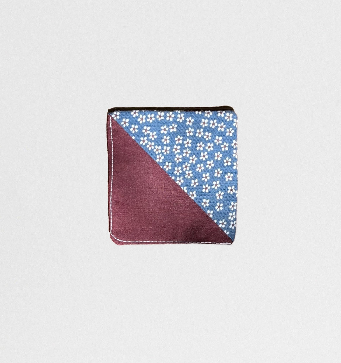 Blue Daisies Floral Corner Bookmark