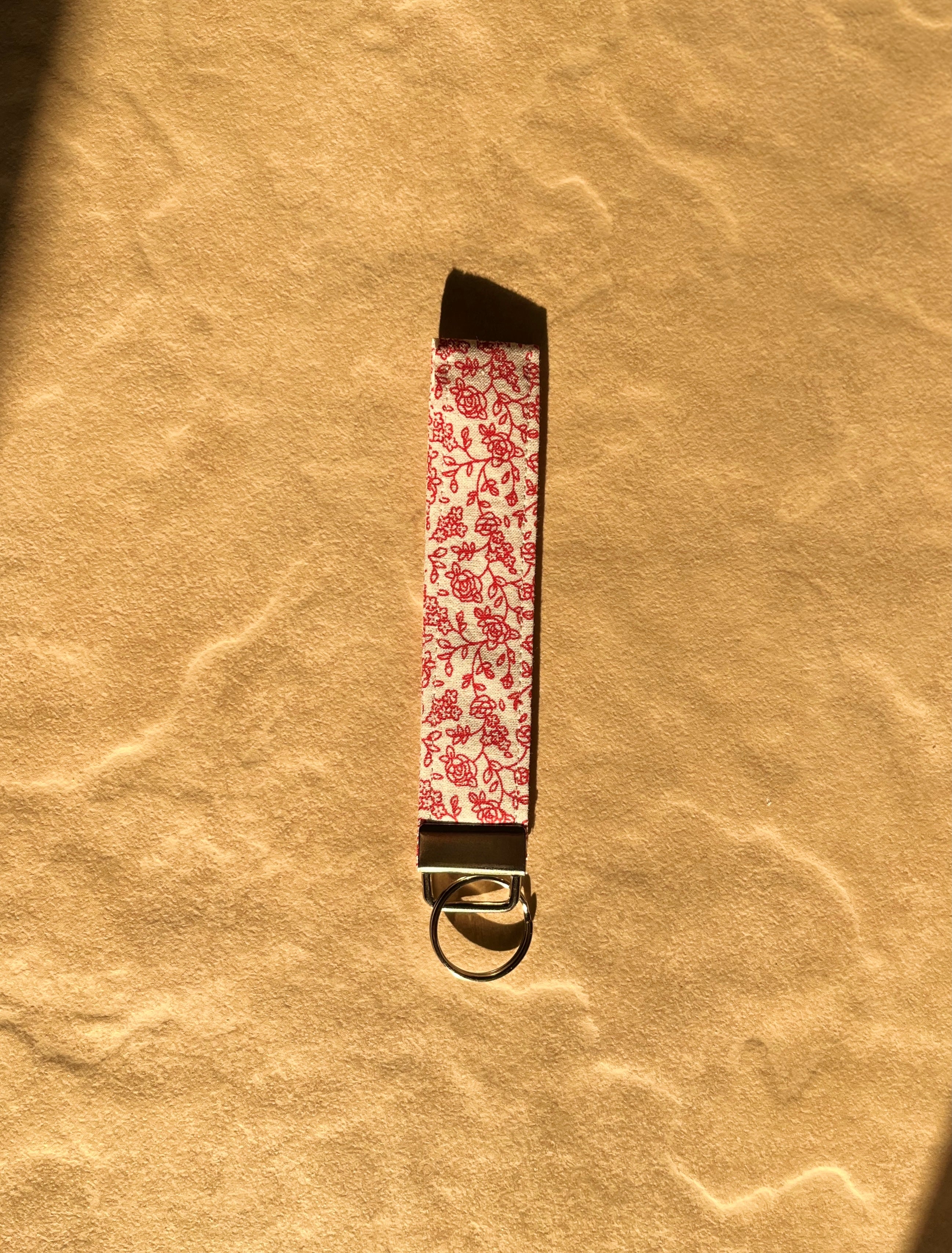 Red & White Wristlet