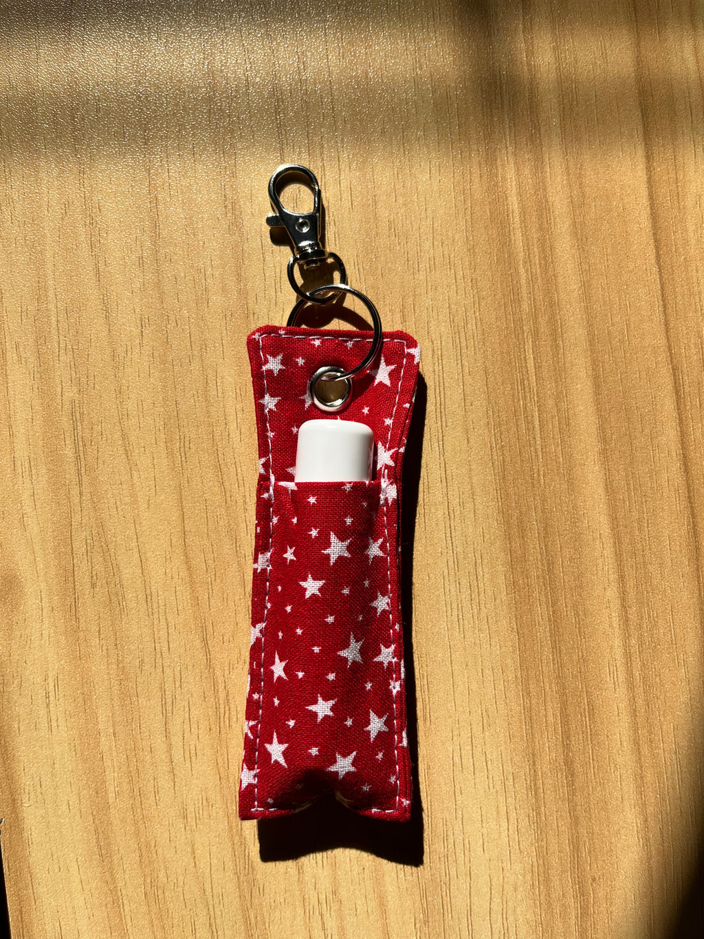 Star Print Chapstick/Lipstick Carrier
