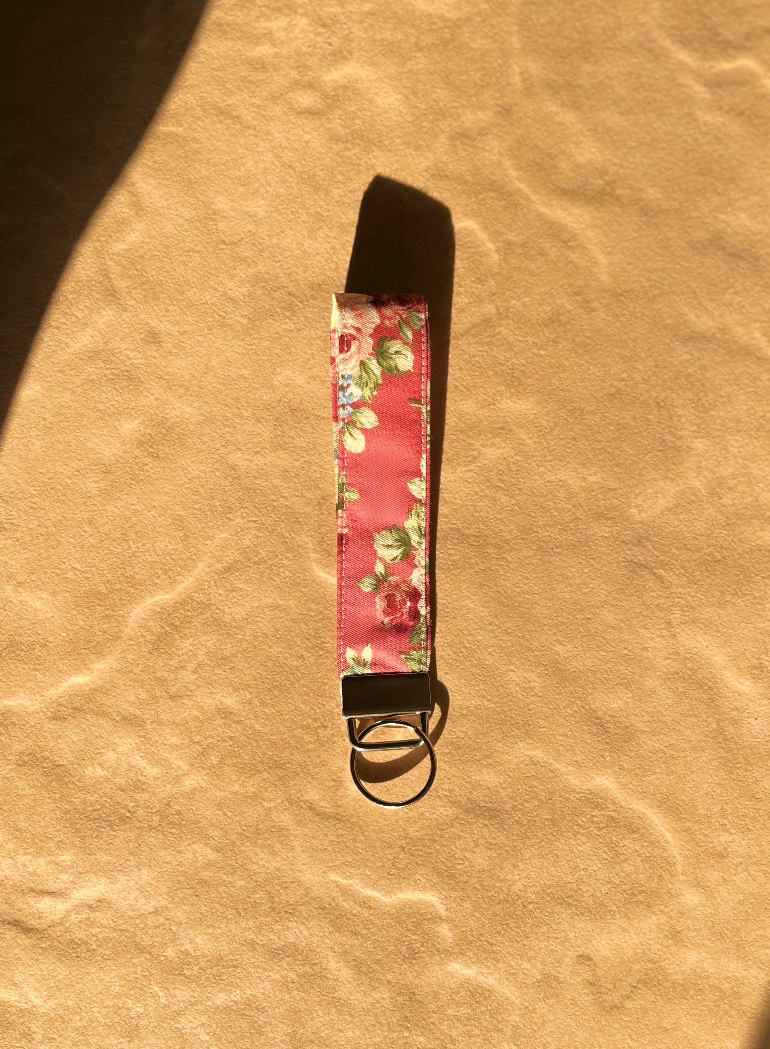 Rose Pattern Wristlet