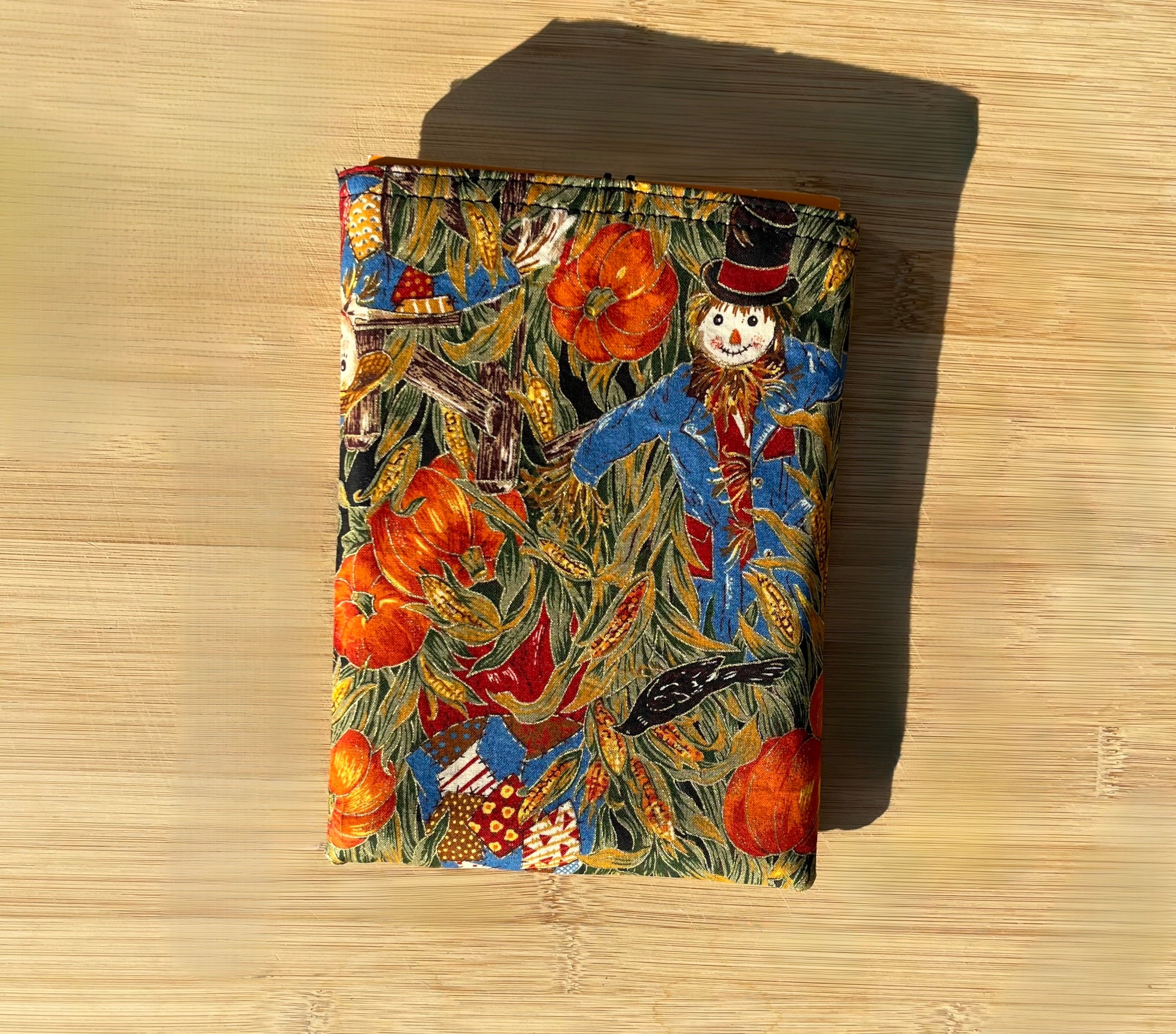 Pumpkin Scarecrow Book Sleeve