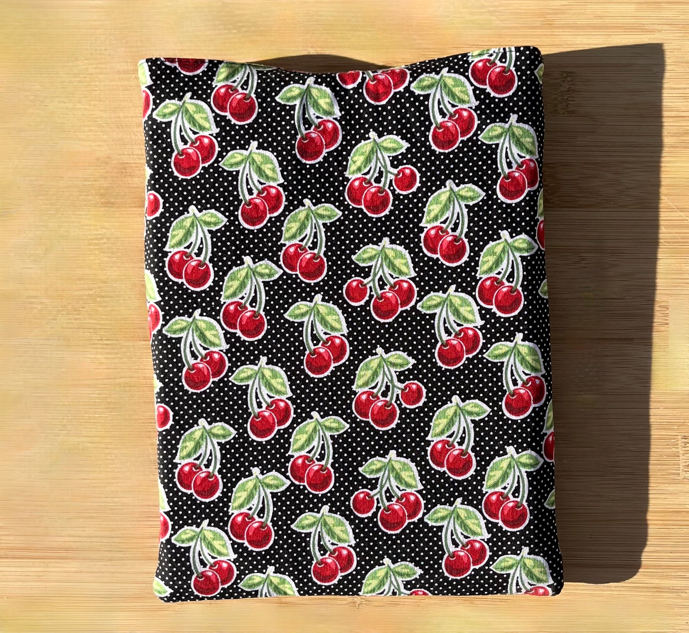 Cherry Polka Dot w Front Pocket