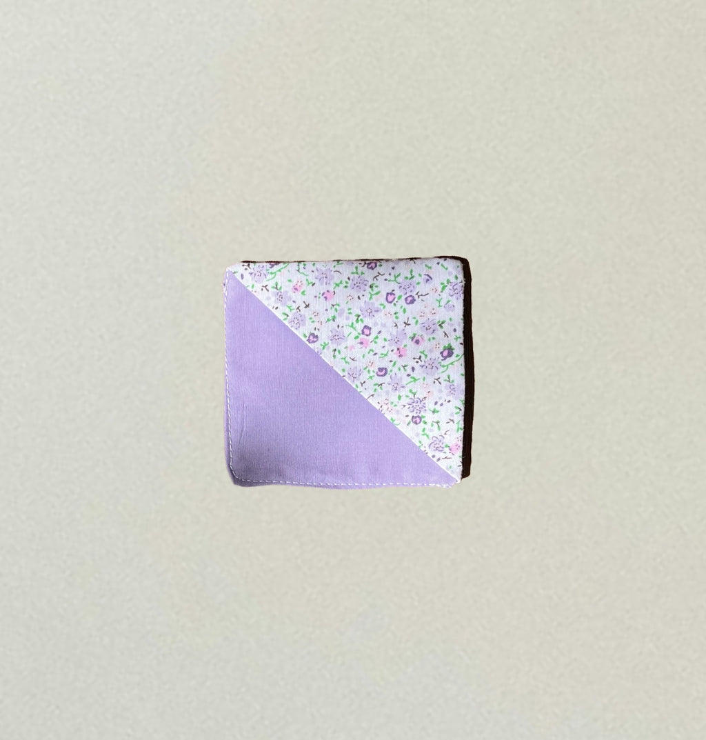 Shades of Purple Floral Corner Bookmark