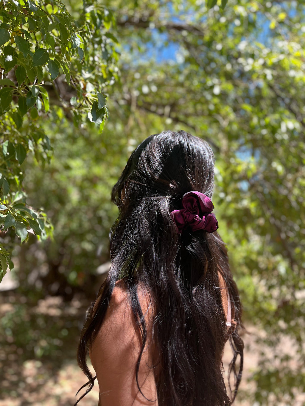 Violet Veil Scrunchie